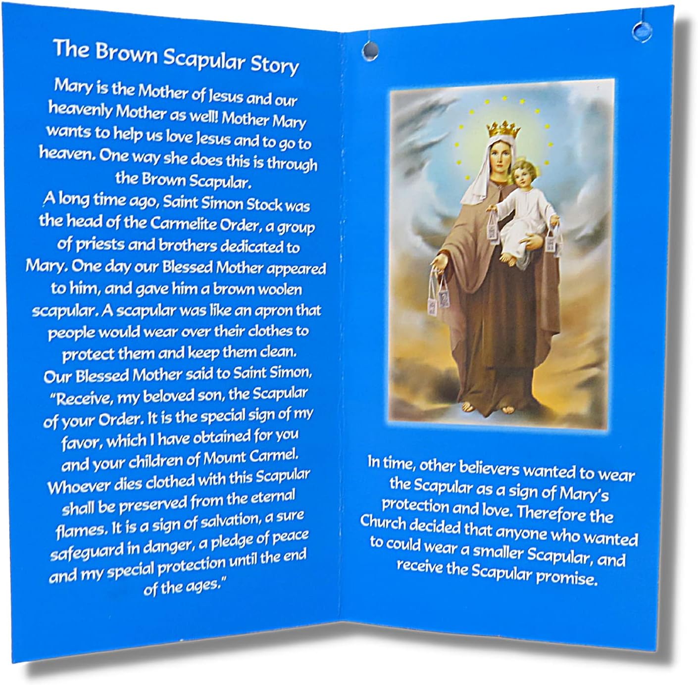 Needzo Bulk My First Scapular Packs, Catholic Confirmation and First Holy Communion Gifts for Girls and Boys, Scapulars for Kids and Teens, Pack of 12