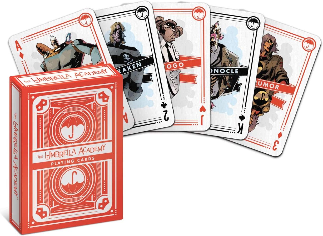 Deluxe The Umbrella Academy Playing Cards, Multicolor