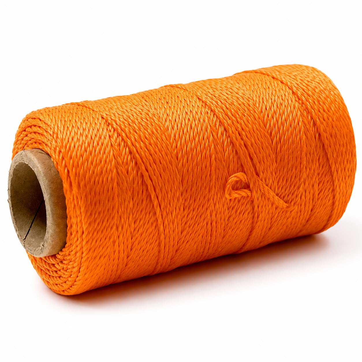Mason Line String 260FT, 390FT, 780FT, 1500FT, 2300FT, Durable Construction Twine for Laying Bricks, Blocks, Fences in Gardening, DIY &amp; Landscaping Projects (Orange, 393 Ft)