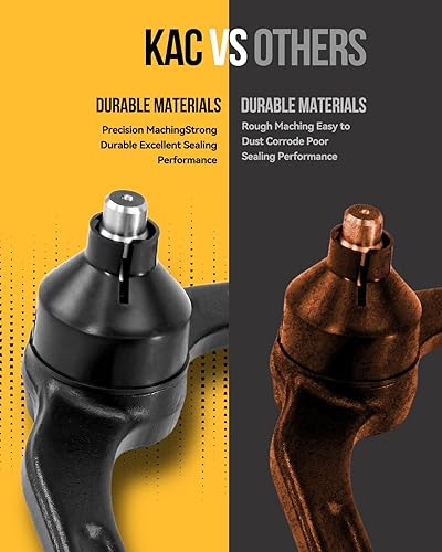 Miniatura 5 de KAC Kit de montaje de brazo de control superior delantero apto para RainierTrailblazerEnvoy 04-07, Chevy Ssr 03-06, Ascender 04-08, 9-7x 05-09wbrazo