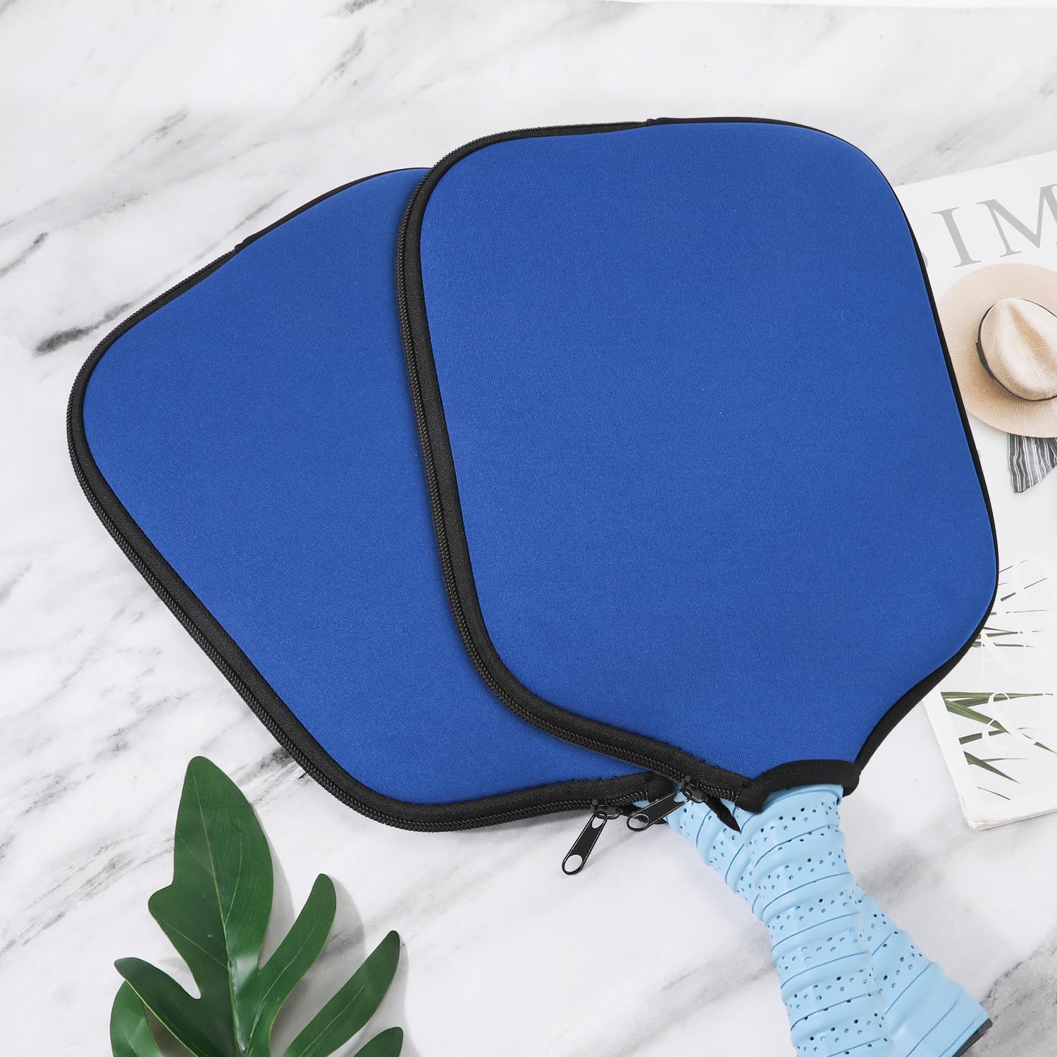 Sac Transport Raquette Et Balles Housse De Protection Raquette Pickleball Avec Bandoulière Et Sac Filet - Néoprène Noir Sac Transport Raquette Et Balles Housse De Protection Raquette Pickleball Avec Bandoulière Et Sac Filet - Néoprène Noir