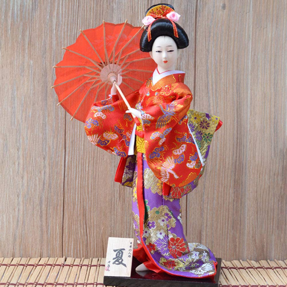 Figurines Statues Japonais Kimonos de Collection | Ornement Geisha 30 cm Y12