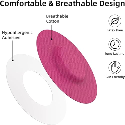 Miniatura 4 de Paquete de 20 parches de sensor compatibles con Freestyle Libre de 2 y 14 días, color azul, sin látex, parche CGM negro y bonitas cubiertas CGM