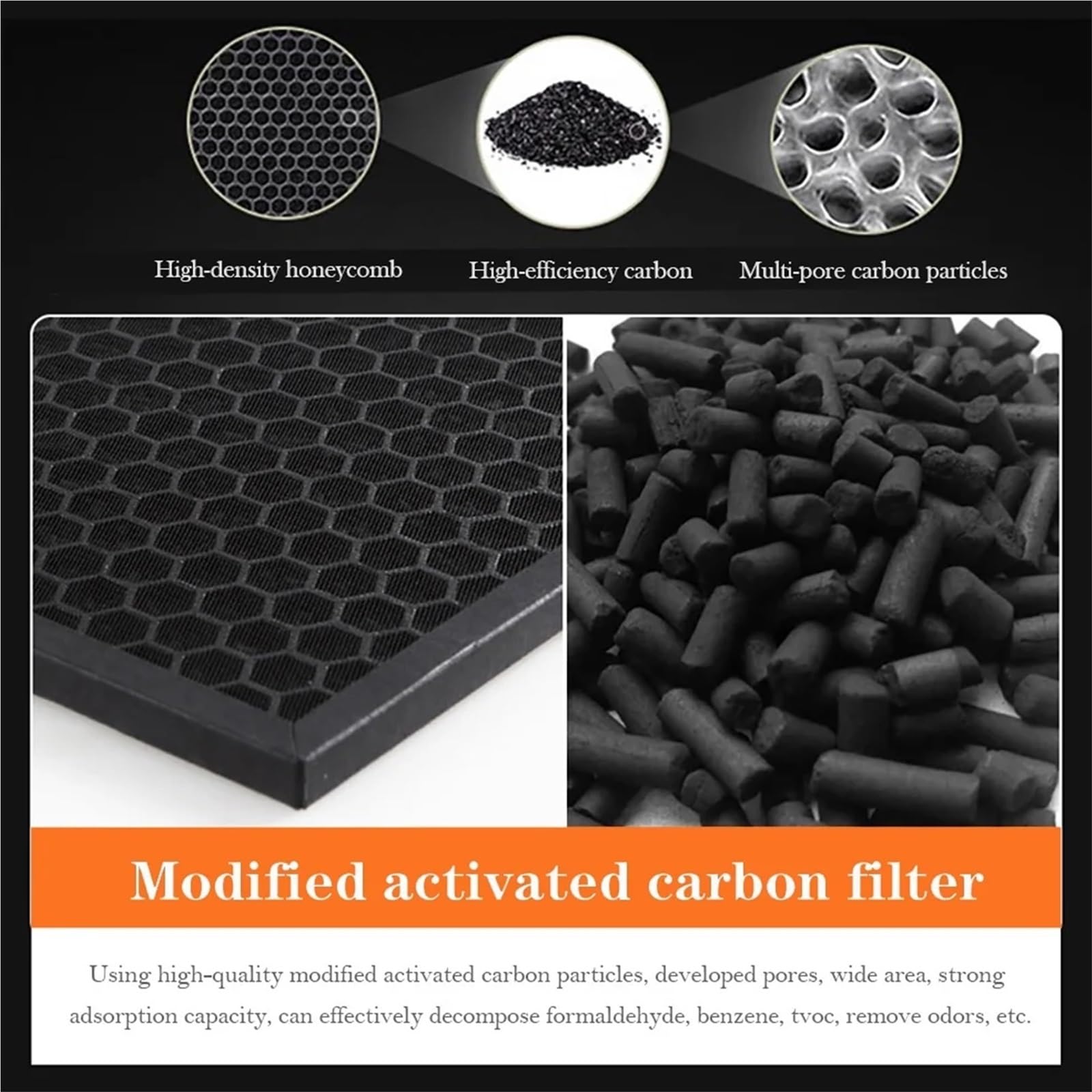 Filtr Hepa H13, Compatible With Sharp, Dla KC-G40EU KC-G40EUW KC-G40EUH KC-G50EU KC-G50EUW KC-G50EUH Oczyszczacz Powietrza Węglowy Filtr Nawilżający(1set and Humidifier)