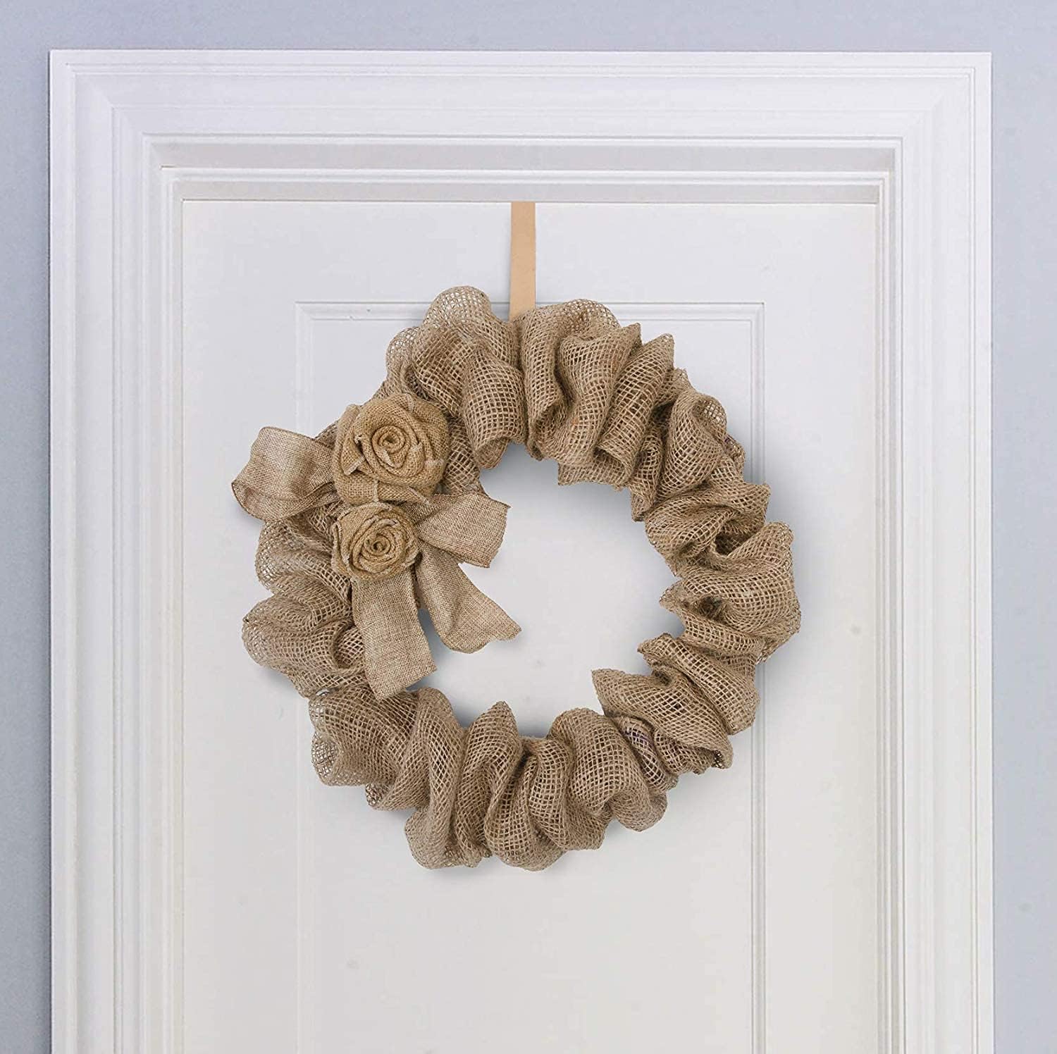 AK Trading CO. 14-Inches Wide Natural Jute Burlap Fabric Rolls - 100 Yards