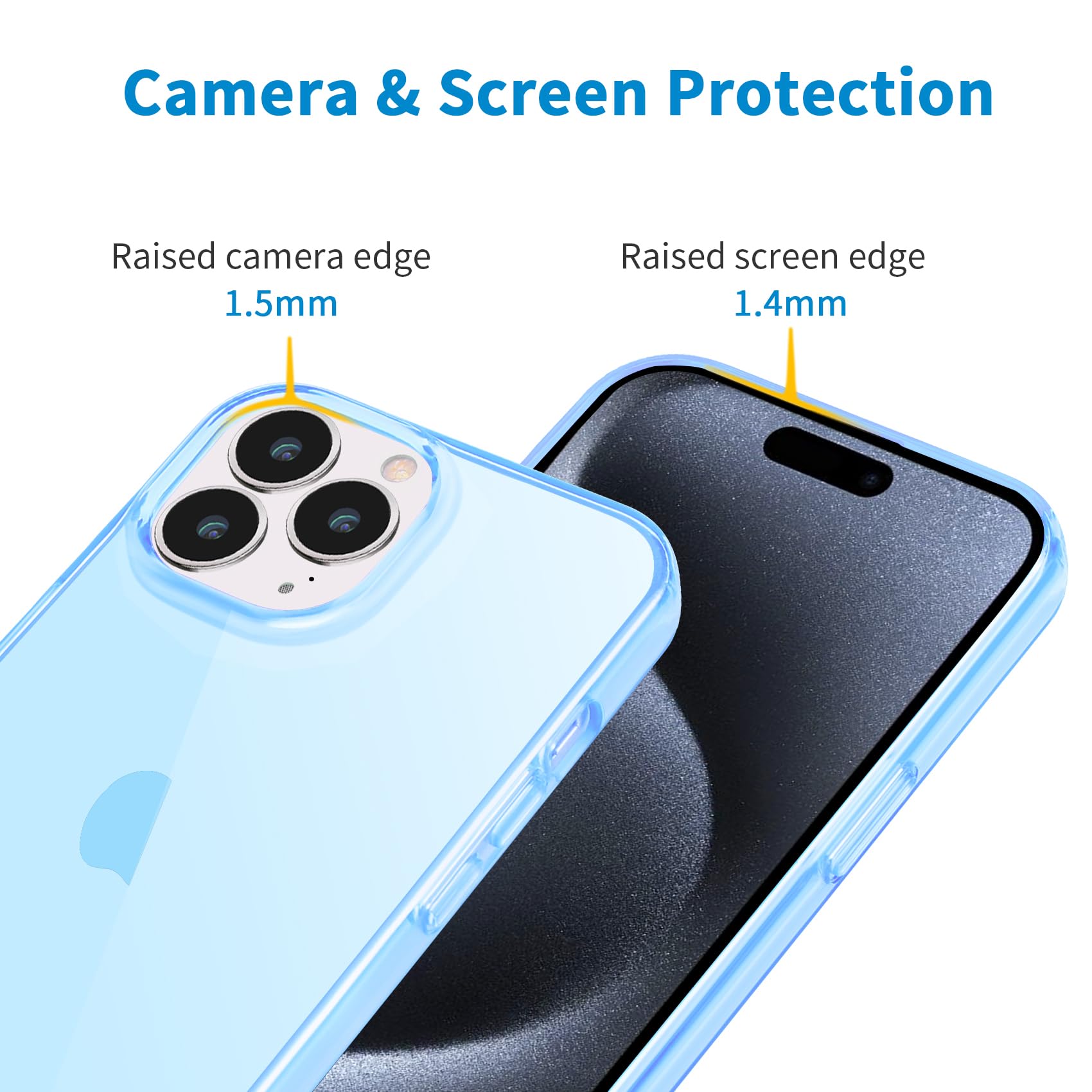 Amazon.com: JJGoo Compatible with iPhone 15 Pro Case Clear, Soft