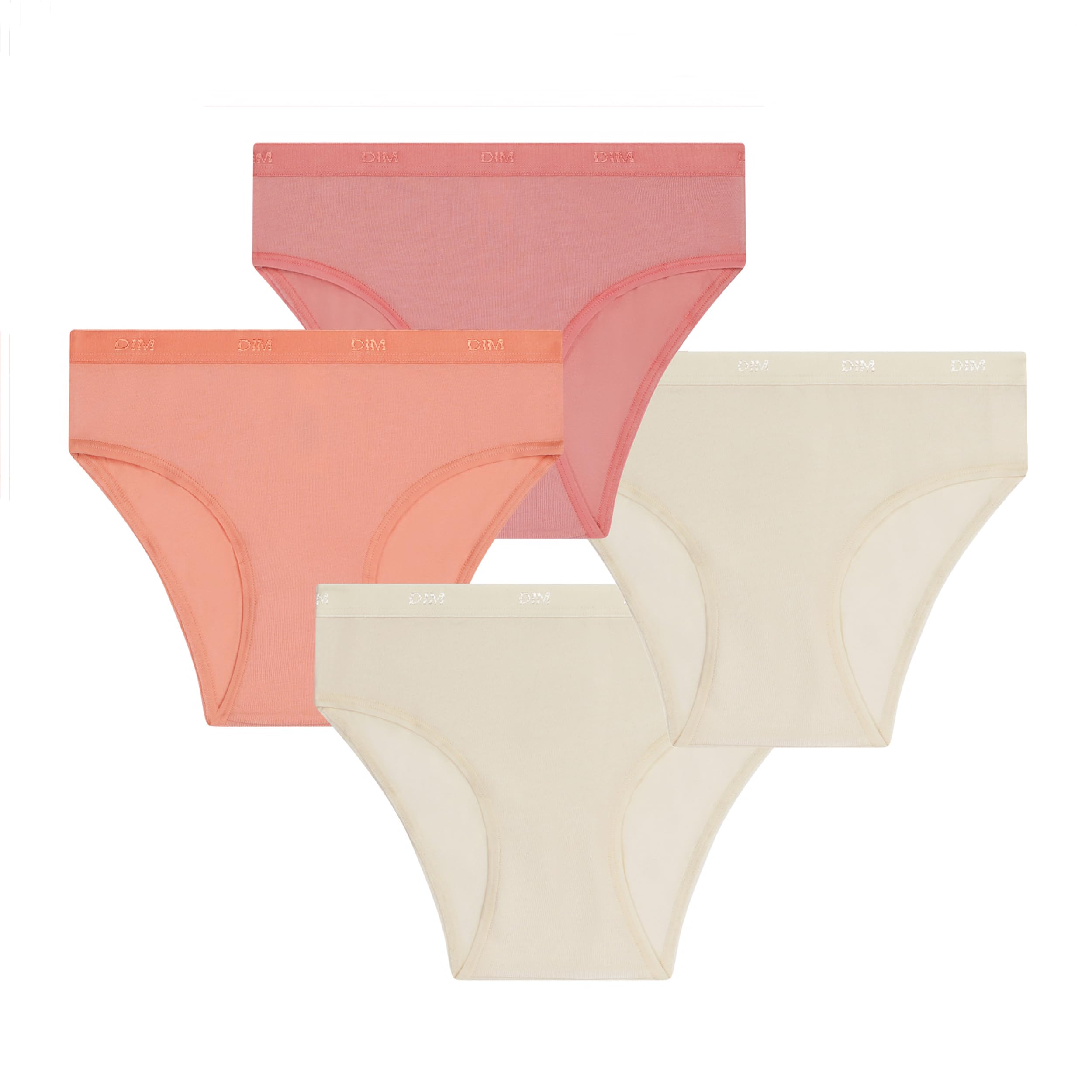 Braguitas Les Pockets Ecodim Algodón x4 Ultra Suave Elástico Diseños Divertidos
