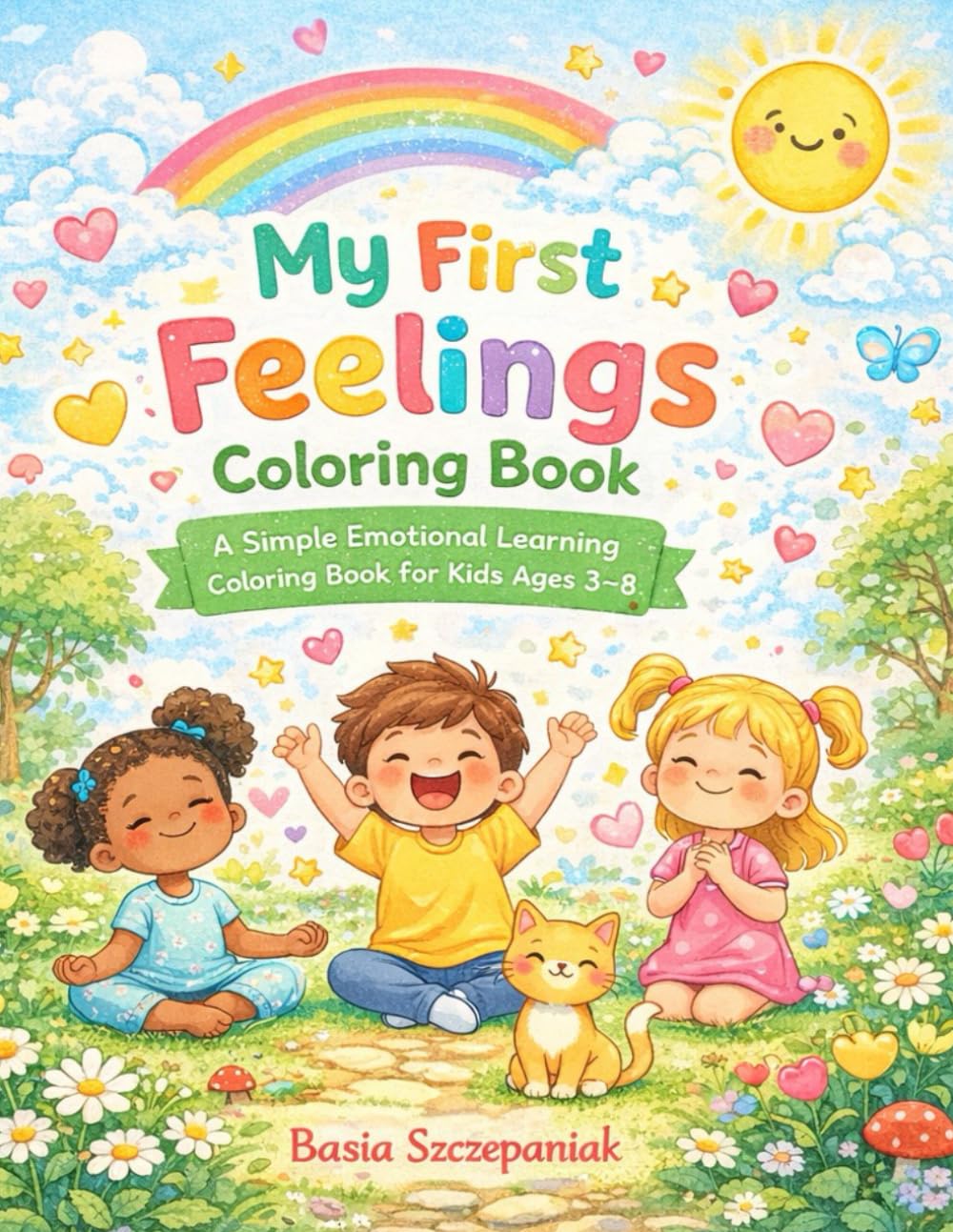 My First Feelings Coloring Book: A Simple Emotional Learning Coloring Book for Kids Ages 3–8