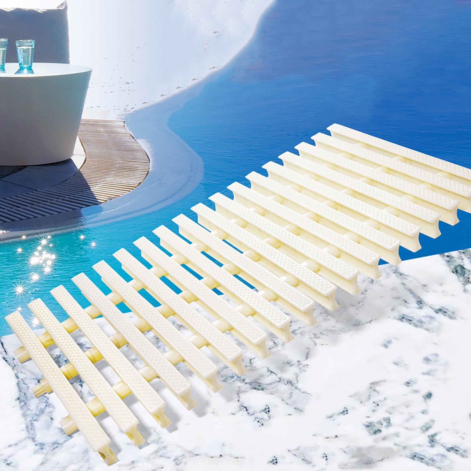 Couvercle de grille de drainage amovible en plastique ABS haute performance