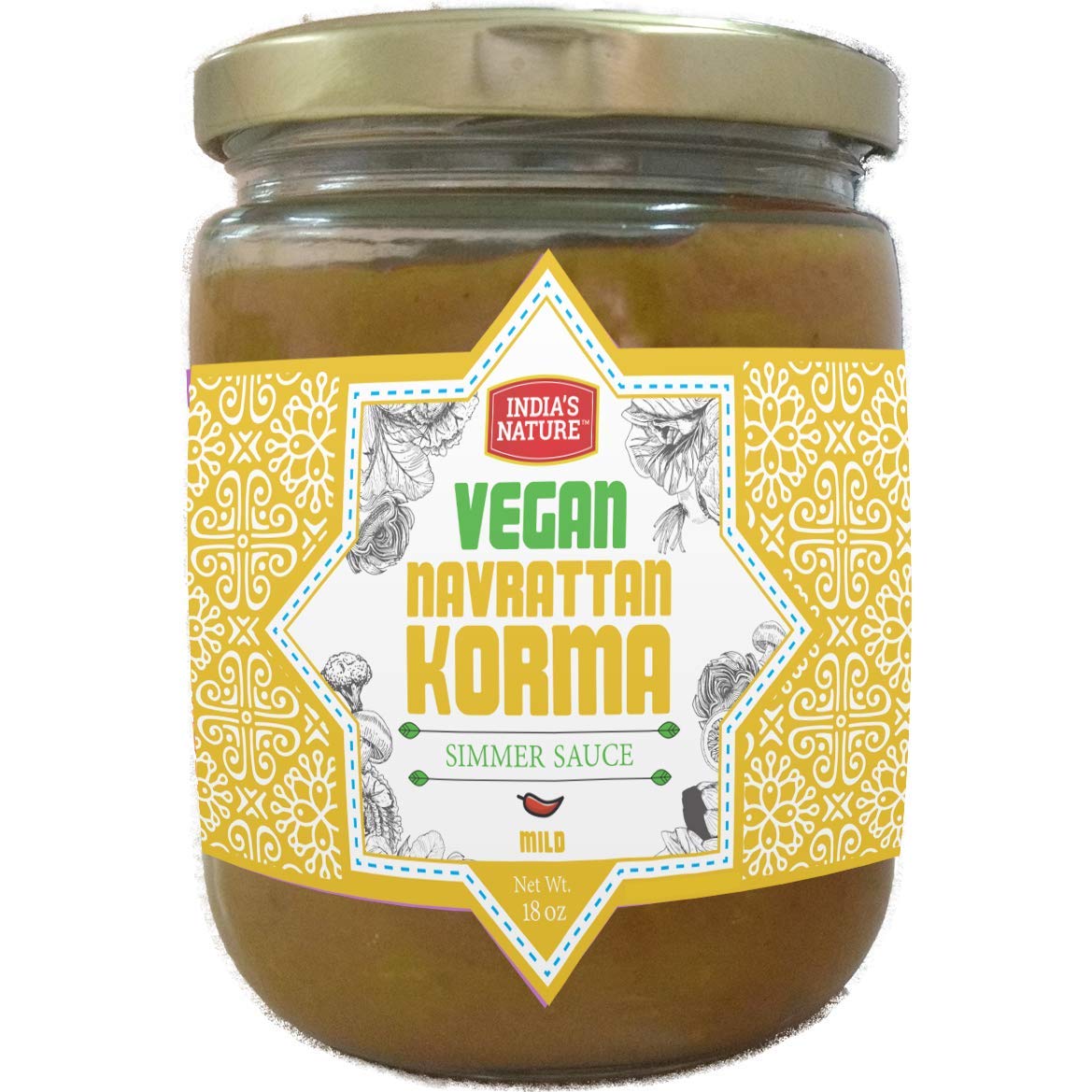 India's Nature Sauces Vegan Navratan Korma - 18 Oz