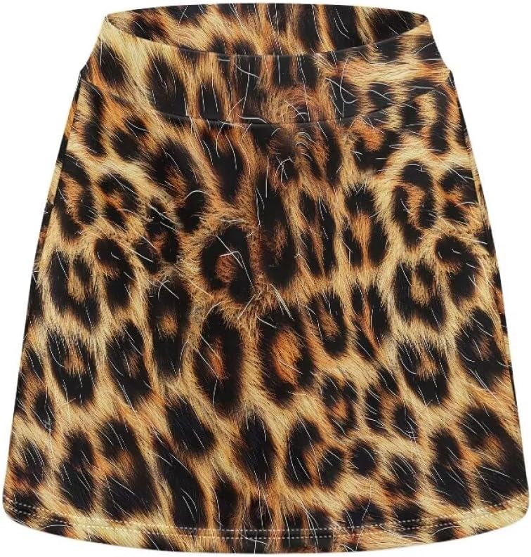 HUGS IDEA Womens Tennis Skirt with Shorts A Line Athletic Activewear for Running Hiking