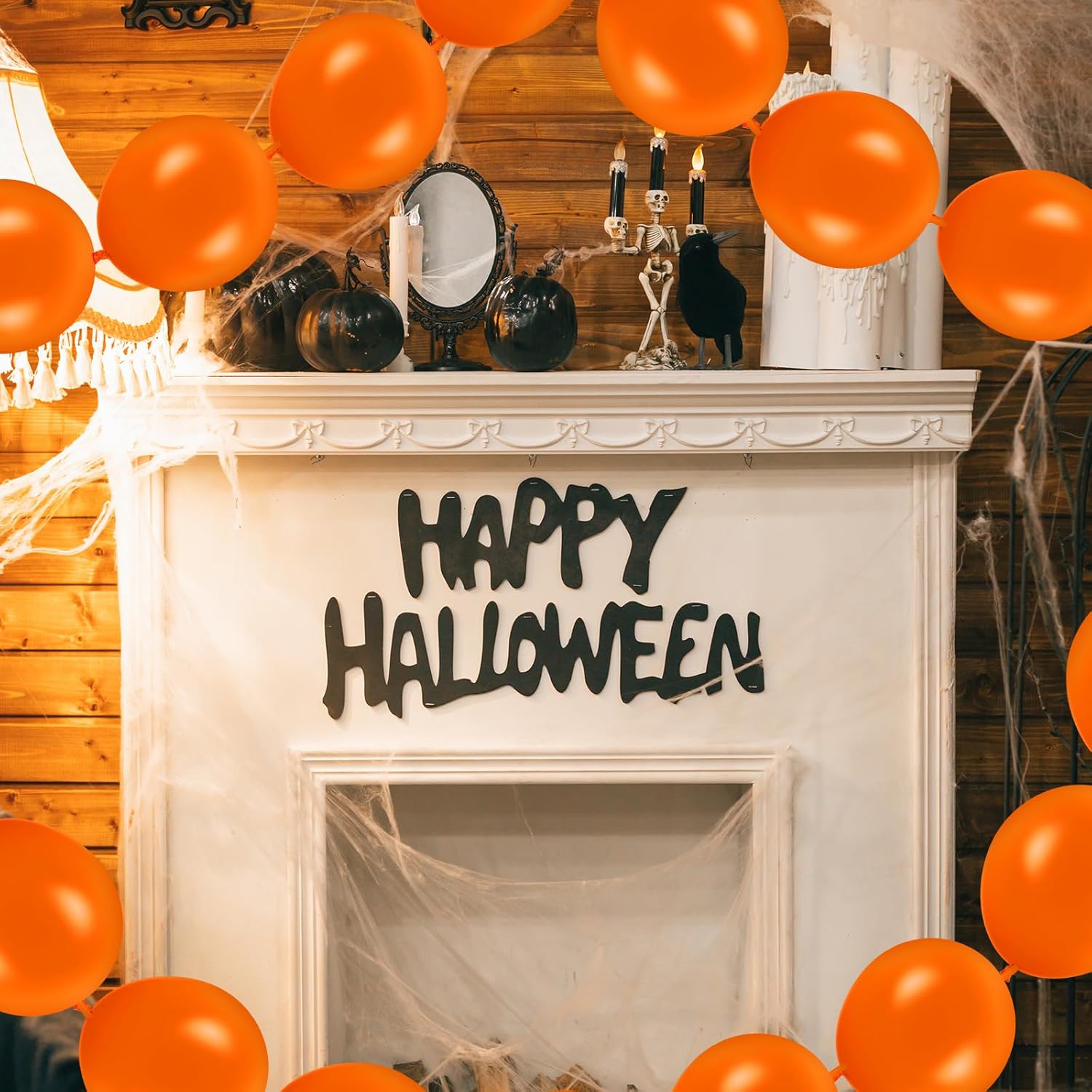 Meanplan 100 Pcs Link Balloon Quick Linking Latex Connected Balloons Linkable for Easter Wedding Independence Day Birthday Party Decoration