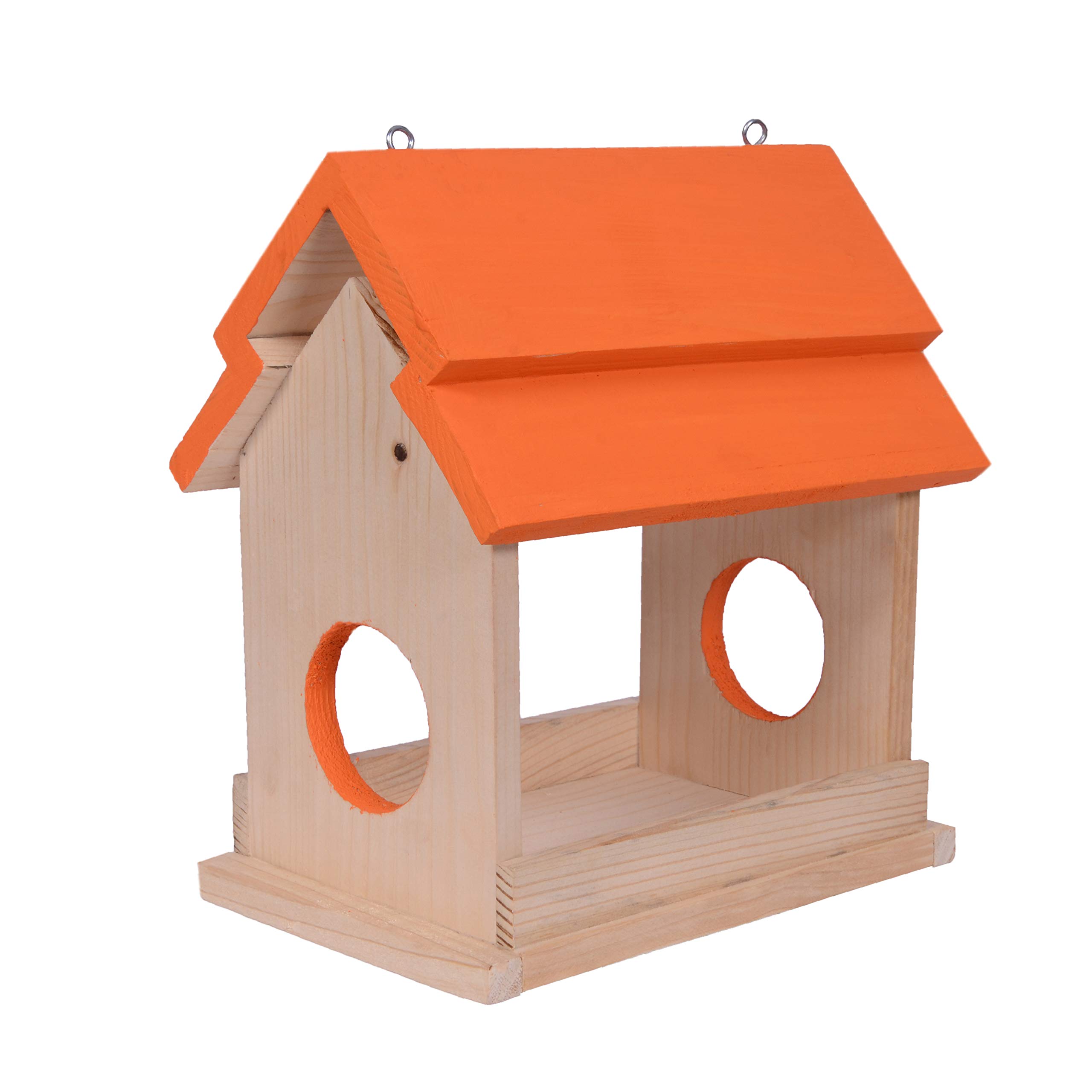 Cket® Bird Feeder House Nest Box Breeding House for Sparrow, Budgies and Finches Eco Friendly Pure Wooden Water Resistance for Garden Balcony Hanging BF03 (B08L6WBQDC) Amazon Price History, Amazon Price Tracker