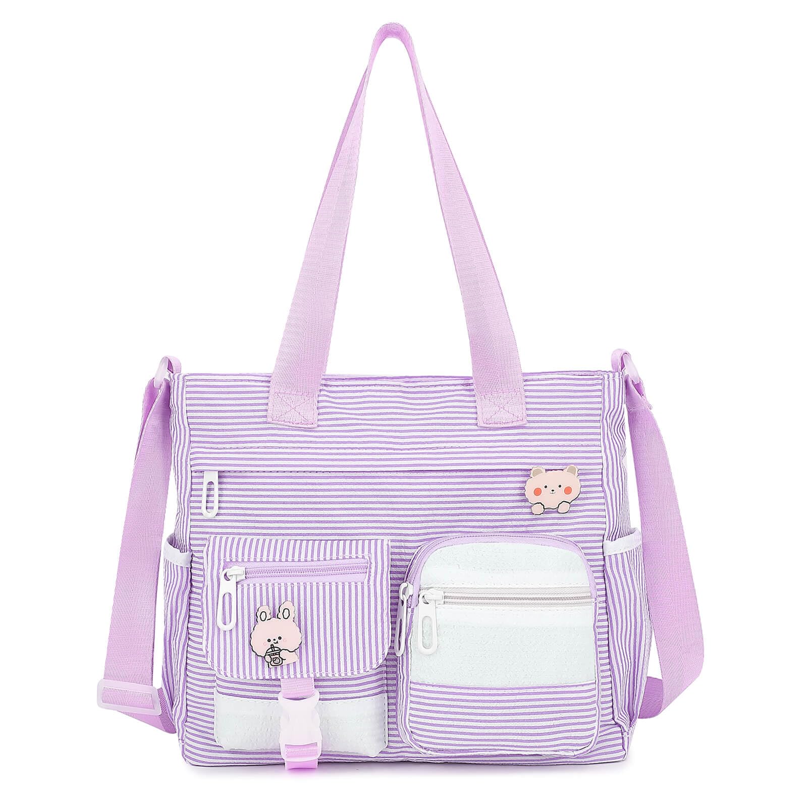 Phaoullzon Cute Messenger Bag Kawaii Crossbody Purse for Teen Shoulder Tote