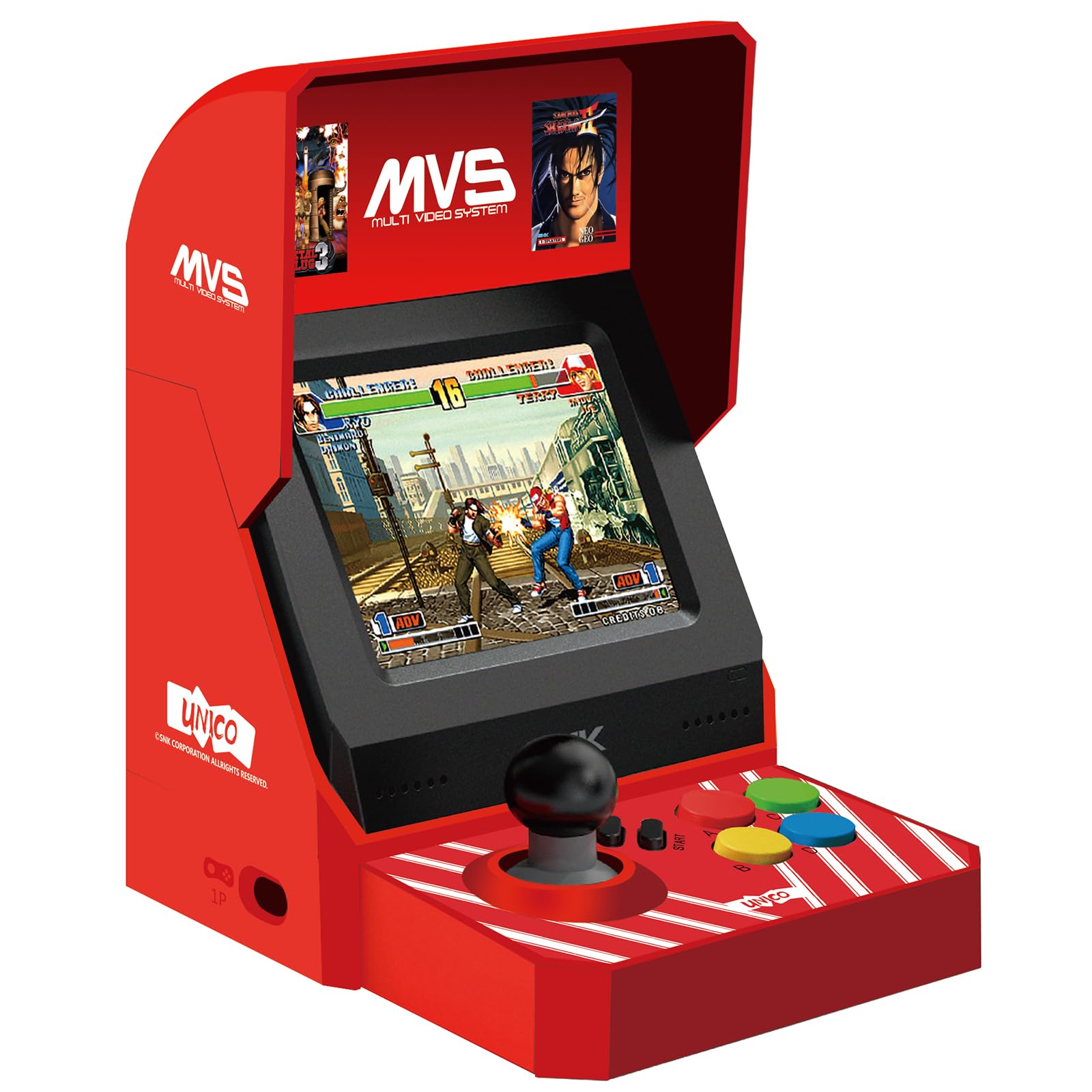Amazon.com: UNICO MVS Mini Home Arcade Machine, 45 Pre-Loaded