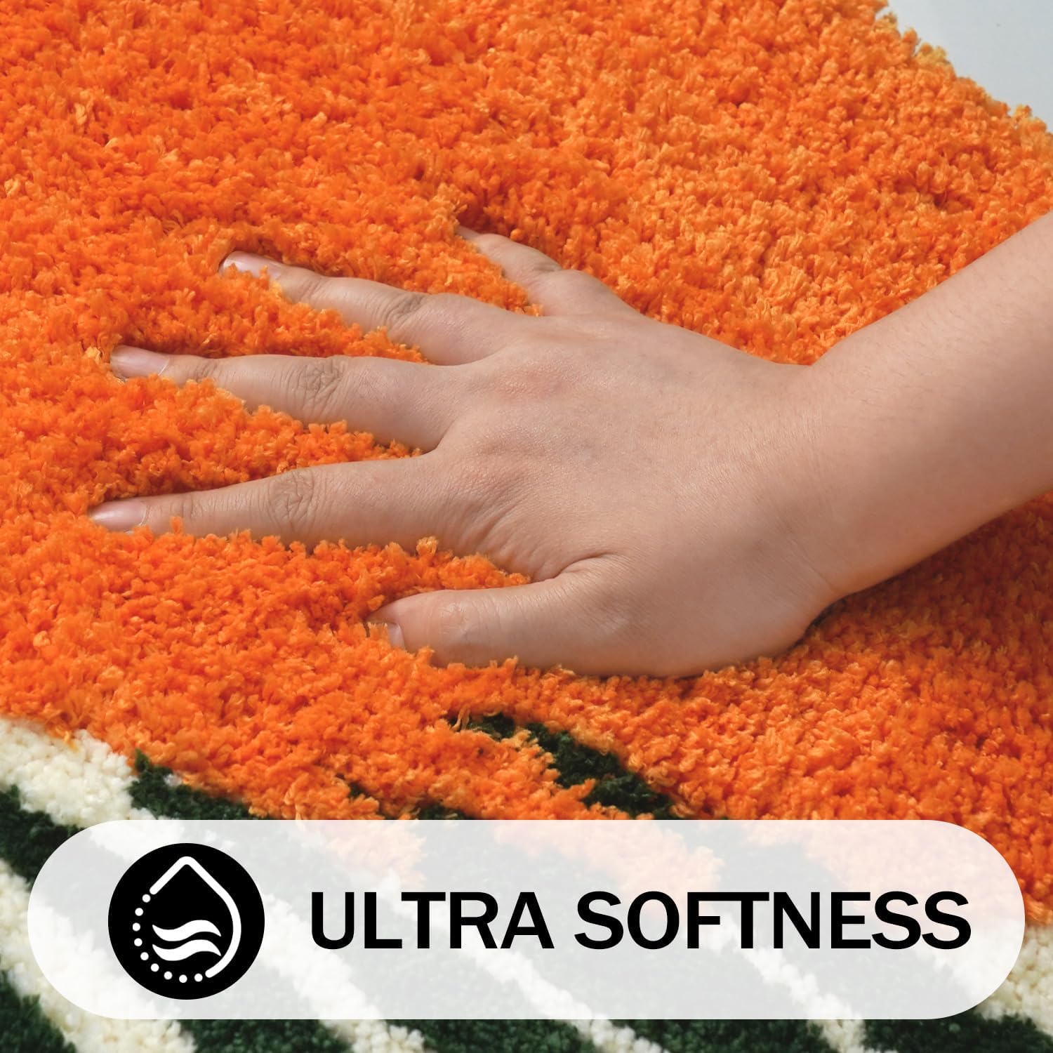 Boho Bathroom Runner Rugs 24 x 60 Non Slip, Large Long Bathroom Rug Cute Bath Mat for Bathtub Washable Shower Rug