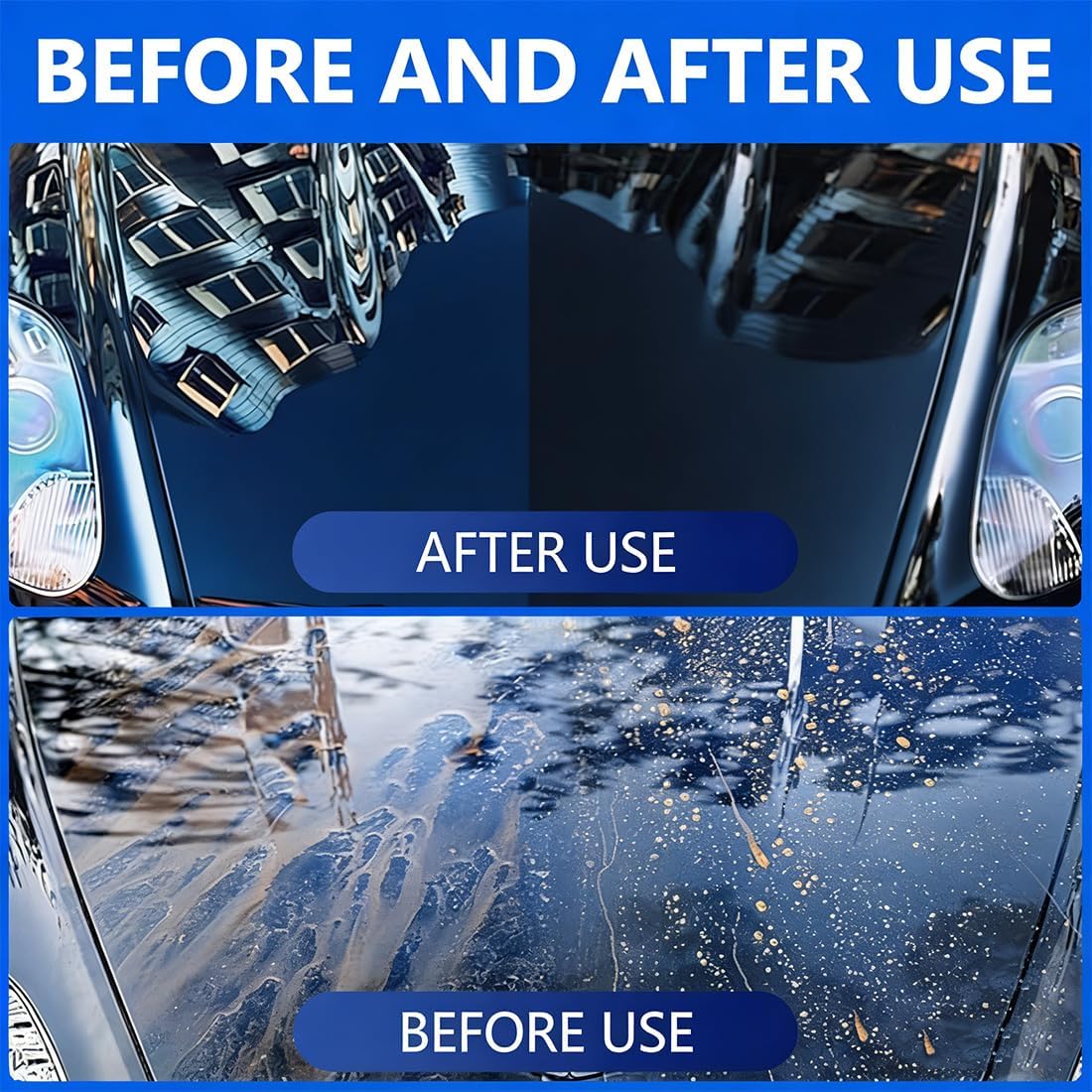 500ml Quick Effect Coating Agent for Car - 2026 Upgraded Car Coating Agent Spray, Multifunctional Oil Film Emulsion Glass Cleaner, Easy to Use, Waterless Wash Quick Effect Scratch Polish (3pcs)