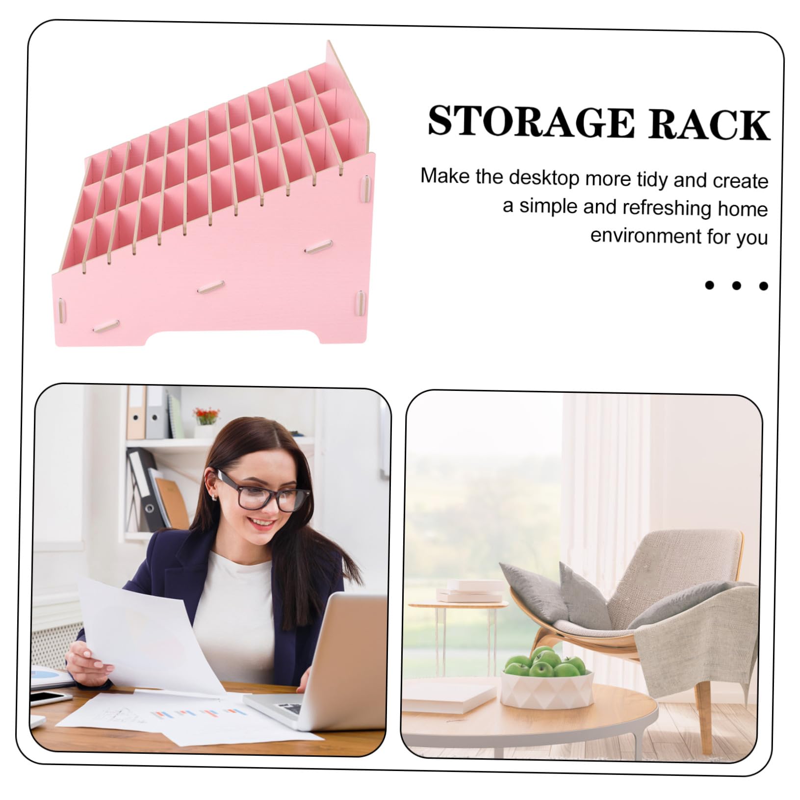Levemolo Organizer da Scrivania in per Insegnanti Scatola Cellulari con Scomparti per Aula e Ufficio Contenitore Compatto per Oggetti e Accessori Design Resistente e