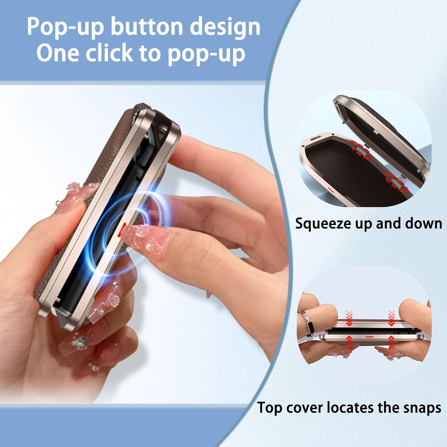 for BMW Key Fob Cover, Leather & Aluminum Full Protection Case – Premium Anti-Scratch Shell with Keychain, Compatible with 3 5 7 X M3 M4 M5 X1 X3 X5 Accessories (A-Black) - Image 5