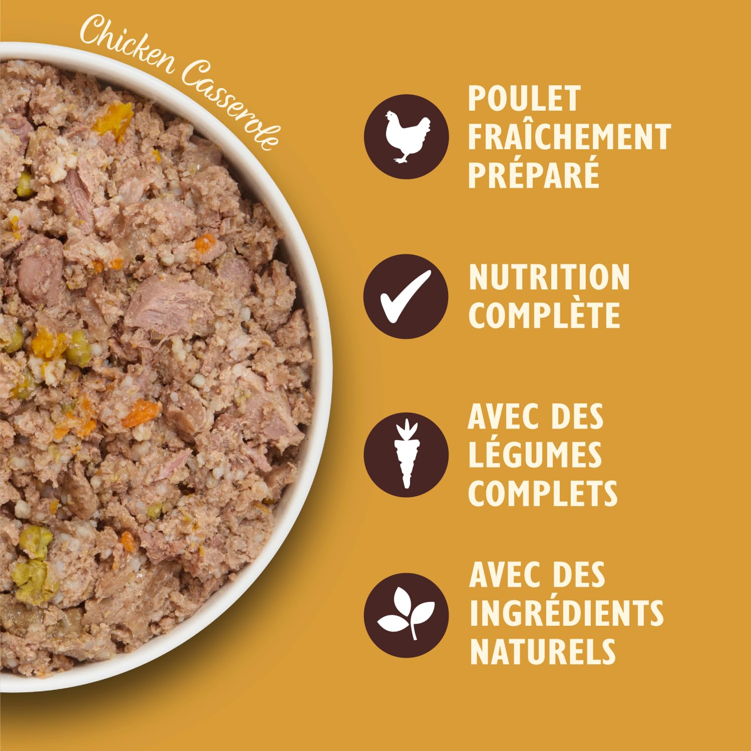 Lily’s Kitchen Fabriqué à partir d’ingrédients naturels Boîte d’Aliments humides pour Chiens Adultes au Poulet et à la Dinde 6 x 400g