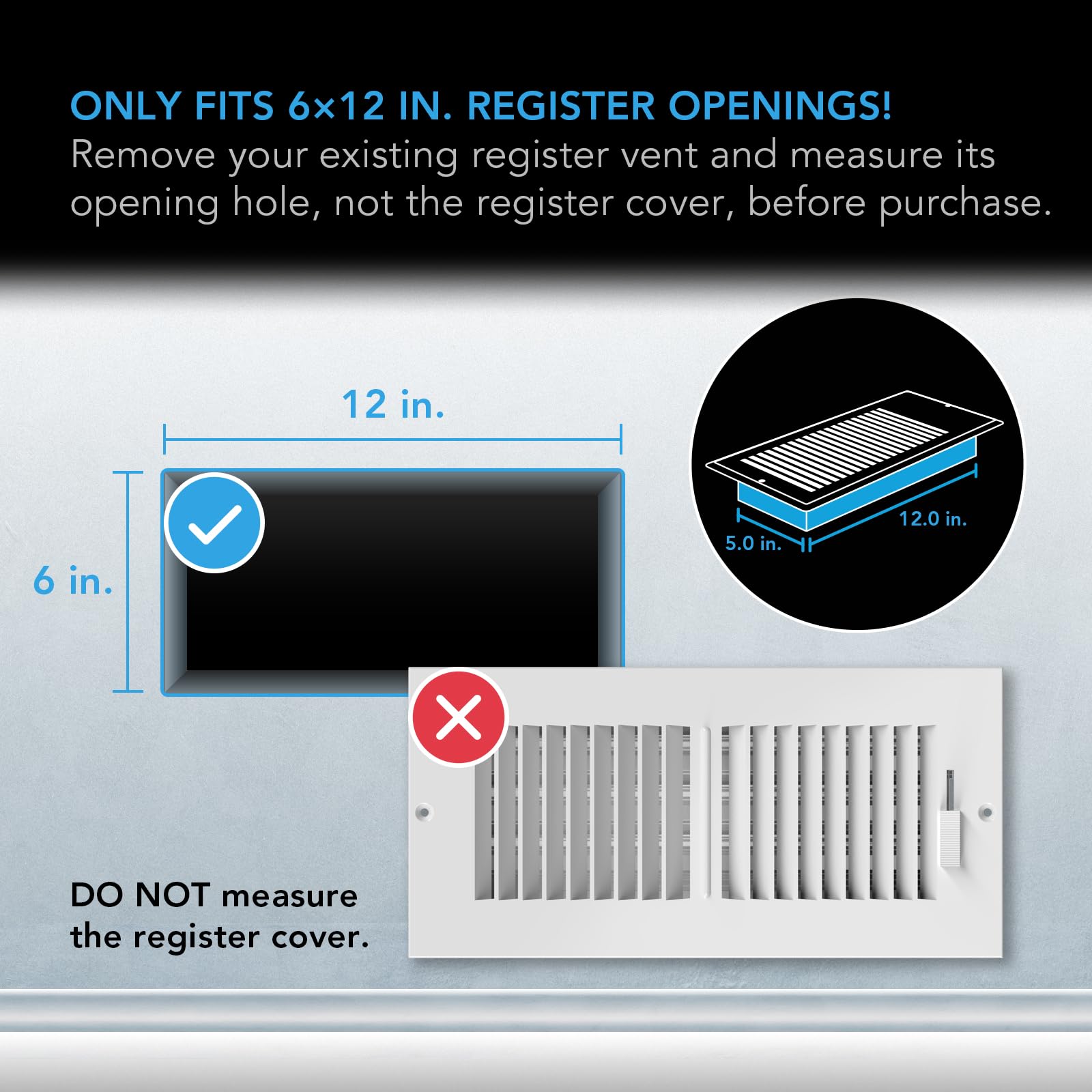 AC INFINITY AIRTAP T6 サーモスタット制御付き 静音 レジスターブースターファン 加熱 冷却 ACベント 6X12インチのレジスターホールに合致 Amazon.co.jp: AC Infinity AIRTAP T6 サーモスタット制御付き 静音