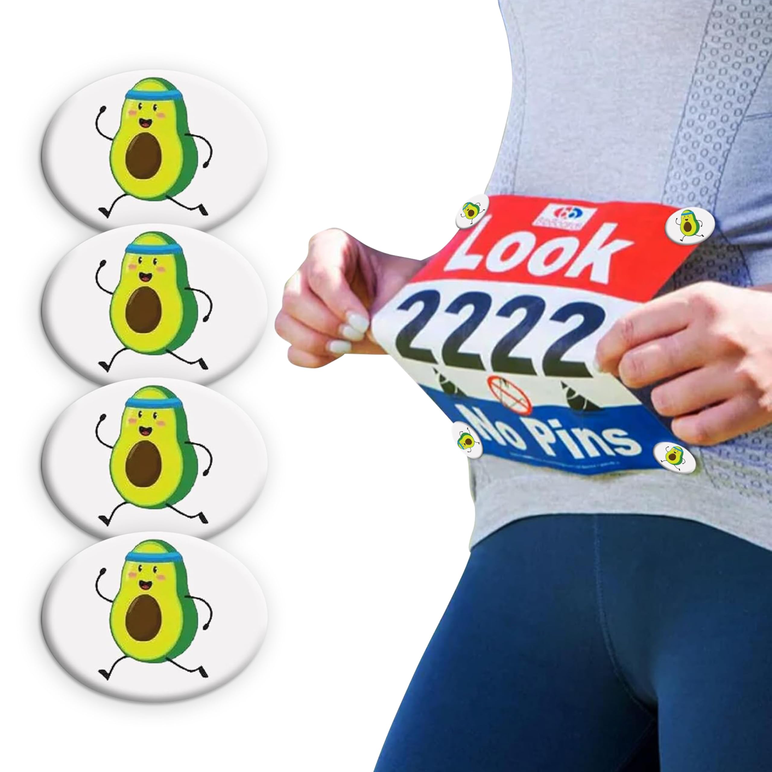 bibSNAPS Race Bib Clips – No Magnets, No Pins – Lightweight Safety Lock Fasteners for Secure Running, Marathon, Triathlon, Cycling – Reusable, Easy to Use & Fabric-Friendly Replacement to Safety Pins