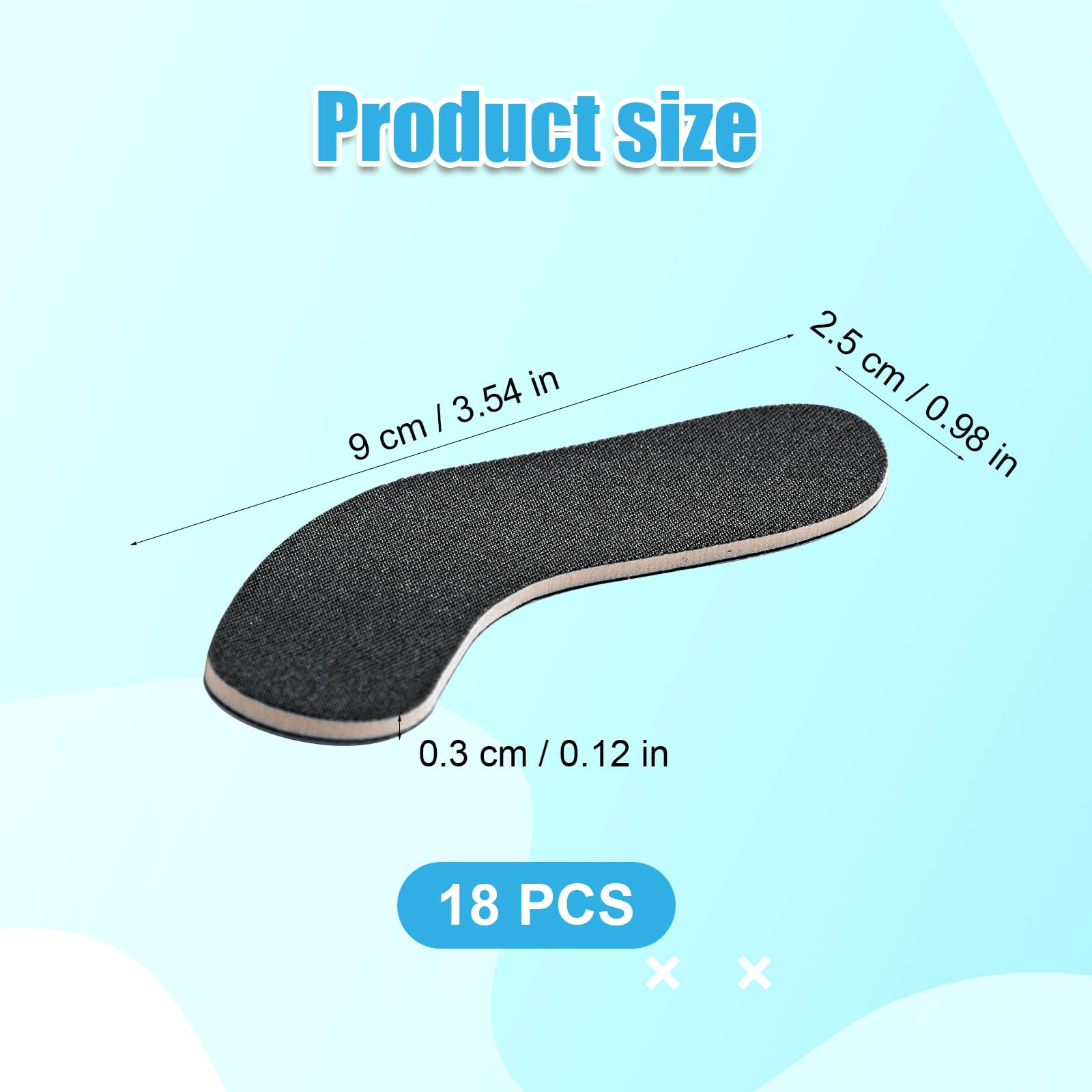 16 Coussinets Auto-Adhésifs EVA Pour Chaussures De Ski – Formes J Et Rondes, Ajustement Confort, Anti-Ampoules, Outdoor