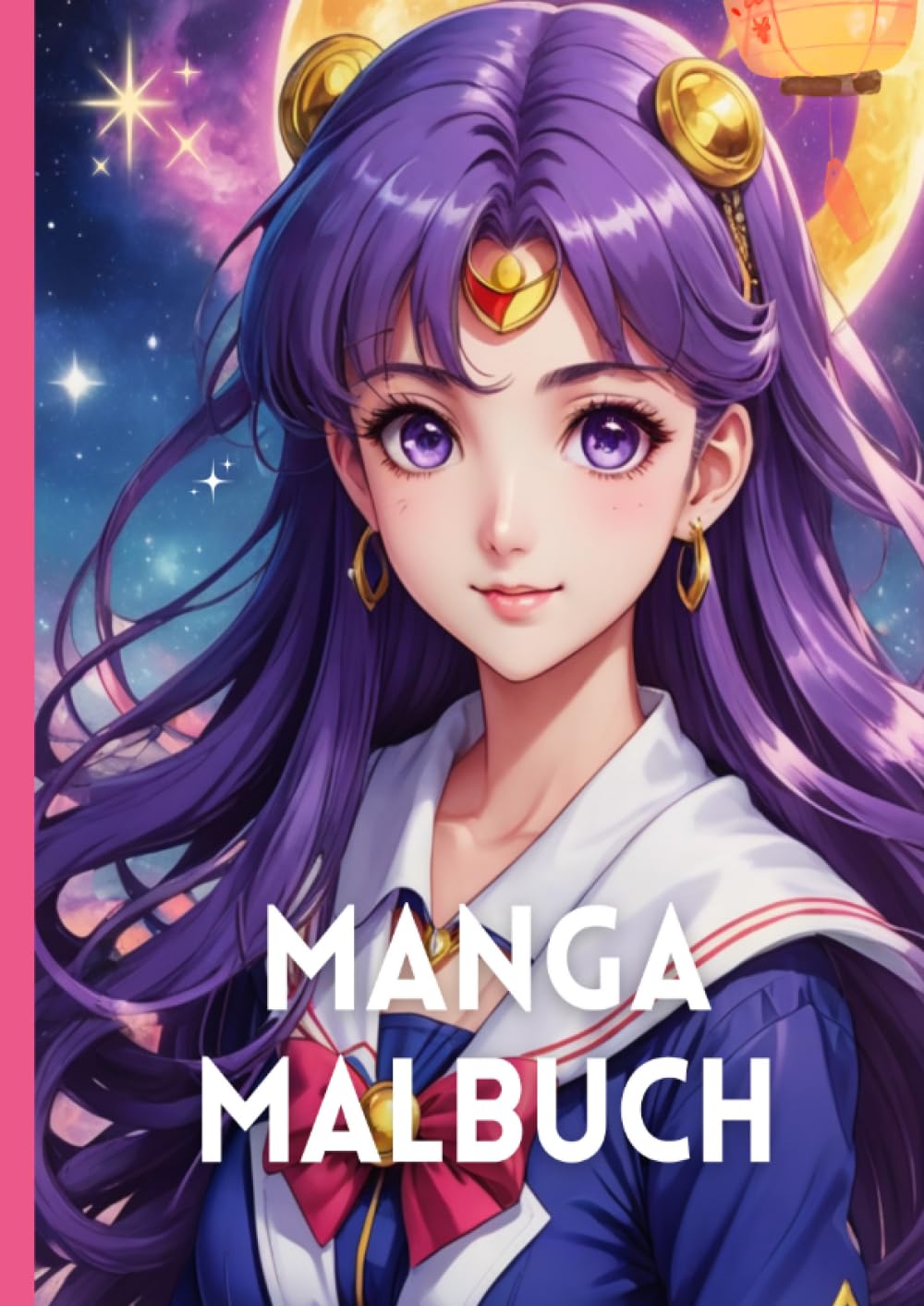 Manga Malbuch: für Mädchen ab 10 Jahren | Anime Ausmalbuch | Großformat A4 | 36 Malvorlagen