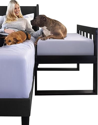 Colchón de cama para perro solo  Cama ortopédica extra gruesa de espuma viscoelástica para mascotas con gel refrescante, funda impermeable y
