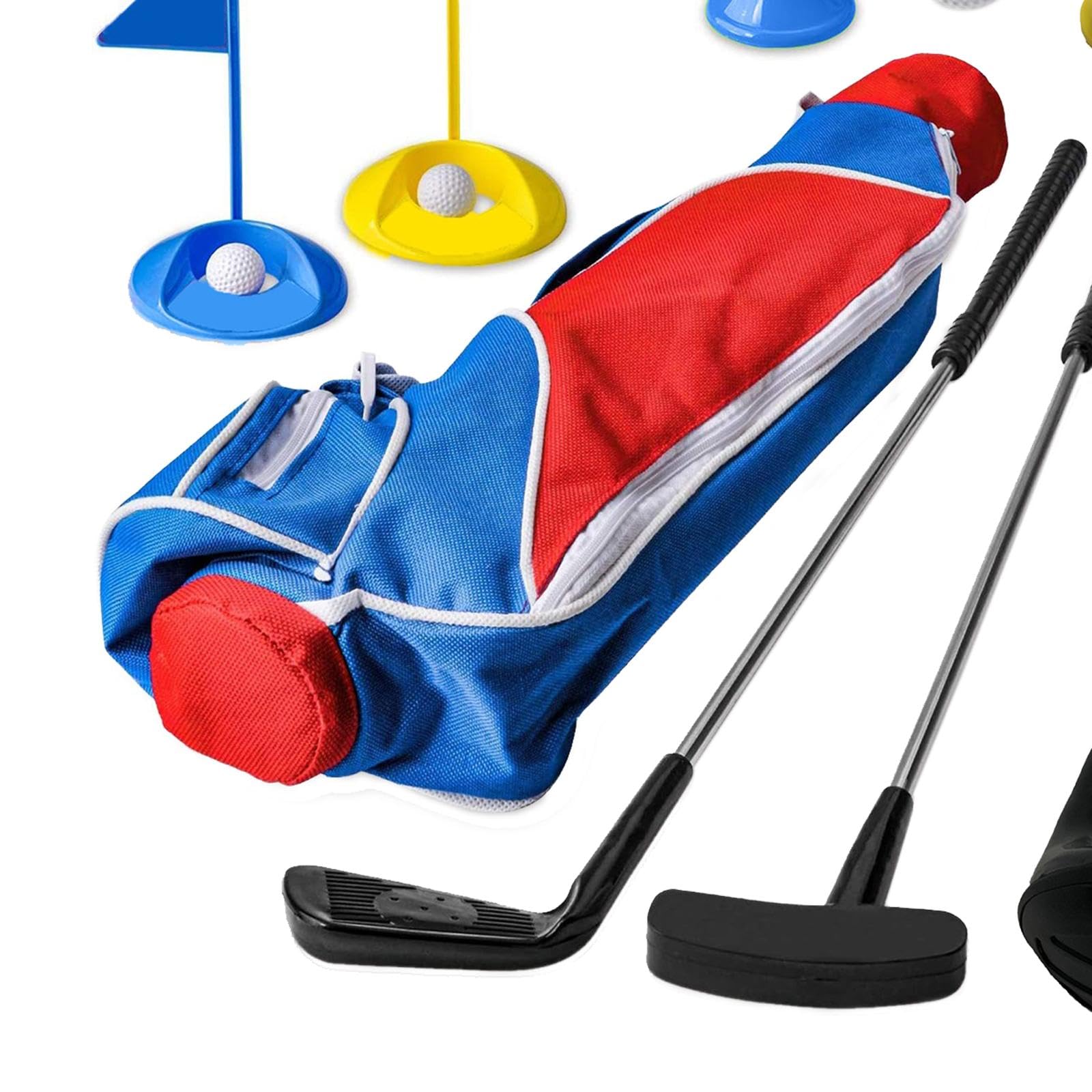 Juego de Palos de Golf Portátiles Y Educativos para Niños, Ideales para El Jardín, Interiores Y Patios Traseros.