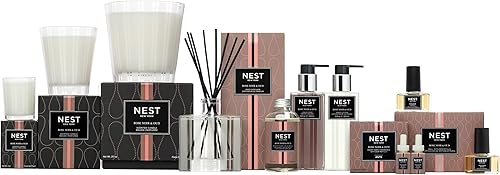 Miniatura 5 de NEST Fragrances Rose Noir & Oud - Recambio para difusor de varillas de 5 onzas, 5.9 onzas líquidas (paquete de 1), rosa negro y Oud