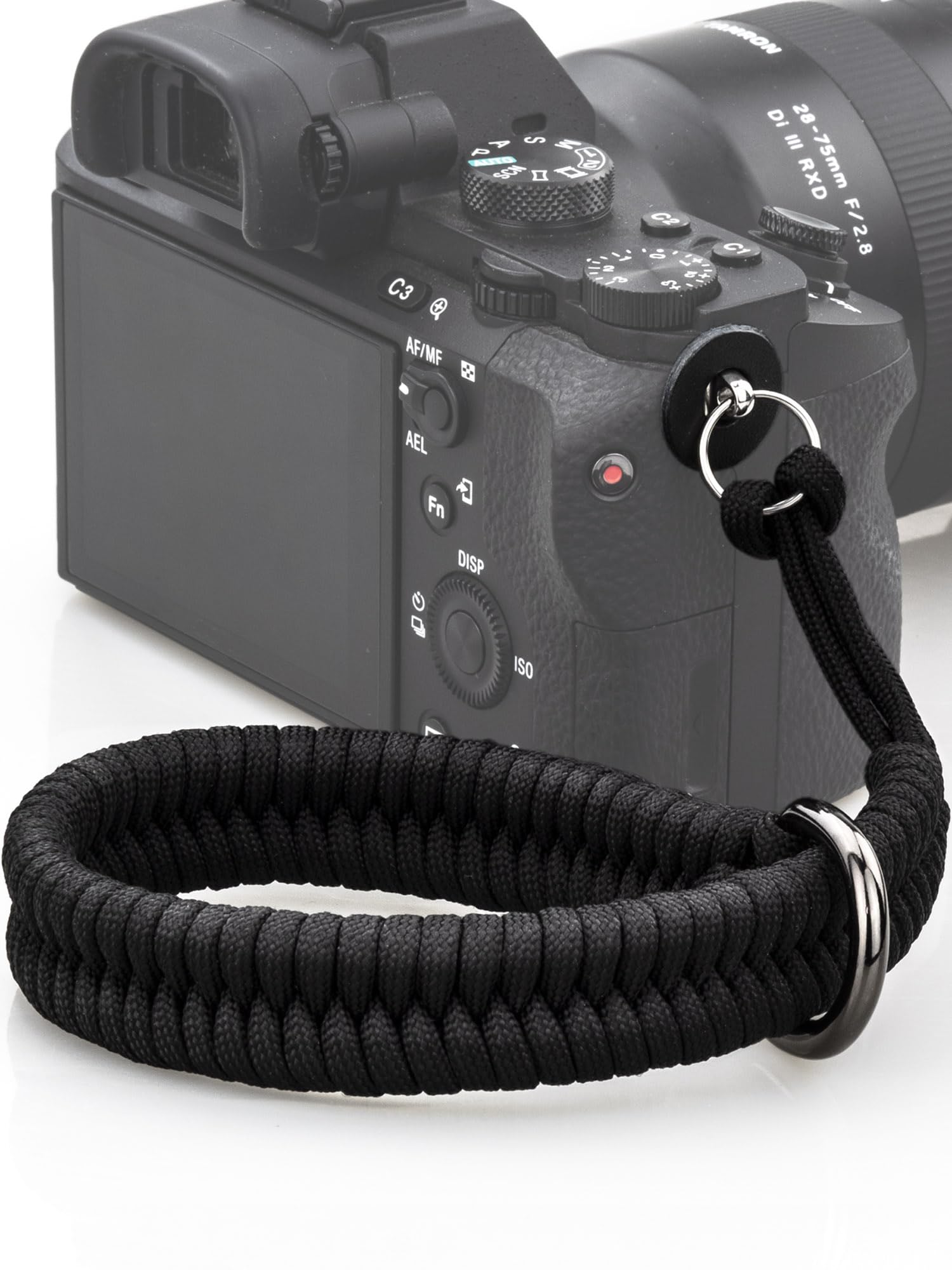 Qiang Ni Camera Wrist Strap - Paracord Quick Release Camera Hand Strap Wrist Lanyard for DSLR or Mirrorless Camera - Black