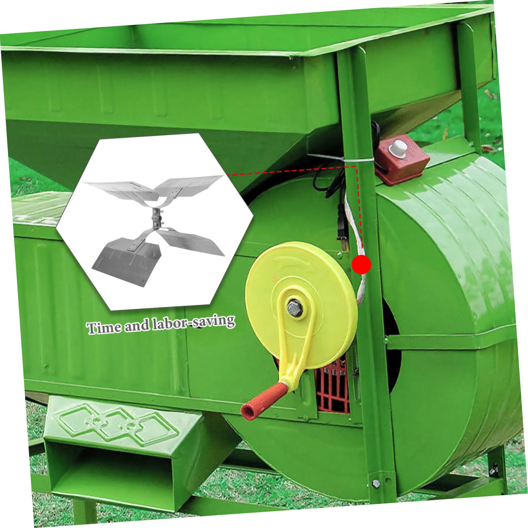 TOYANDONA Ventilatore Agricolo Parte Ventilatore Agricolo Sostituzione Ventilatore Parte Accessorio Sostituzione
