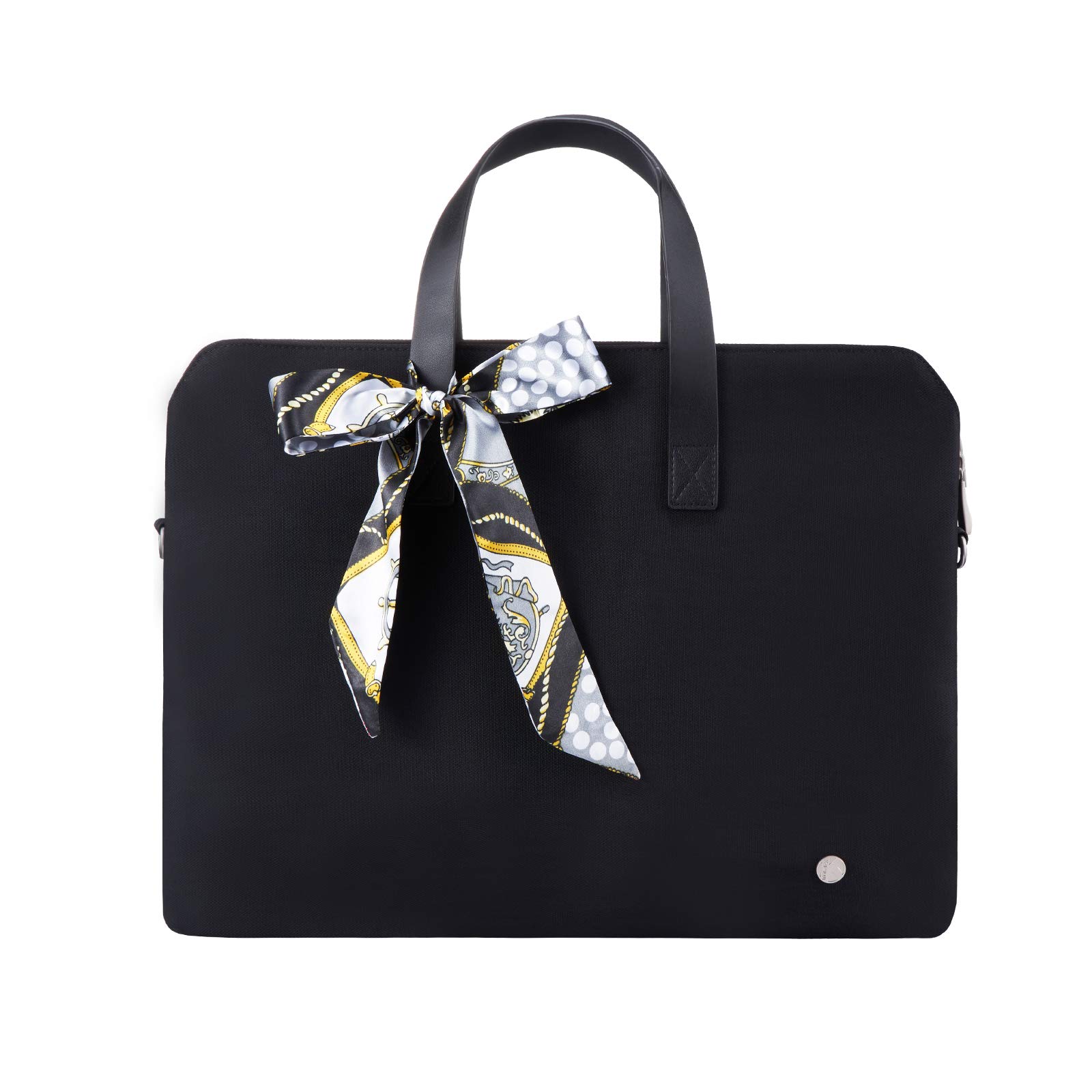 Kamlui 13.3 Inch Laptop Bag - for Women Waterproof Laptop Sleeves Shoulder Messenger Computer Tote Case (13.3 inch, Black)……