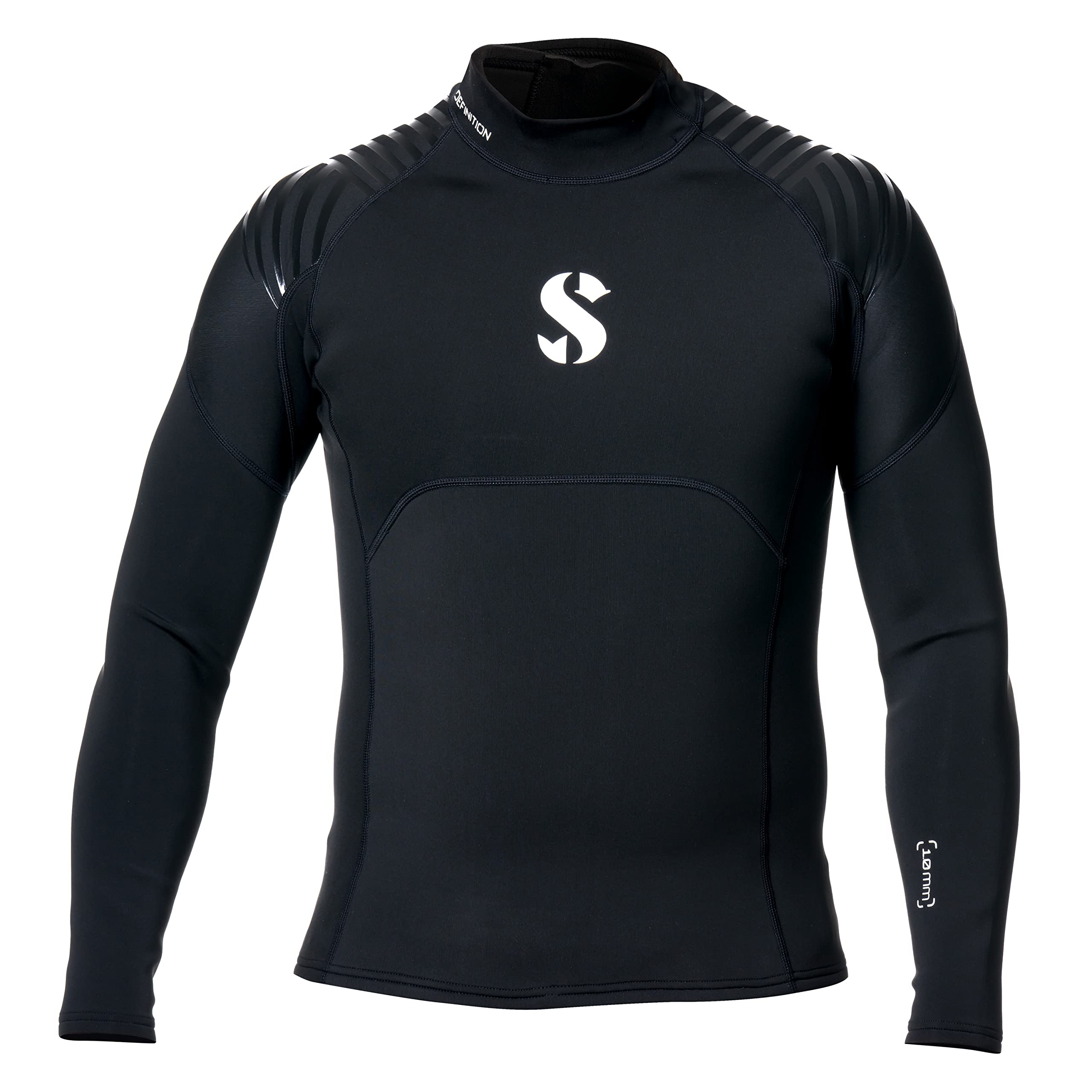 SCUBAPRO Men's Definition Top, Long Sleeve Wetsuit, 1mm (XS, Black)
