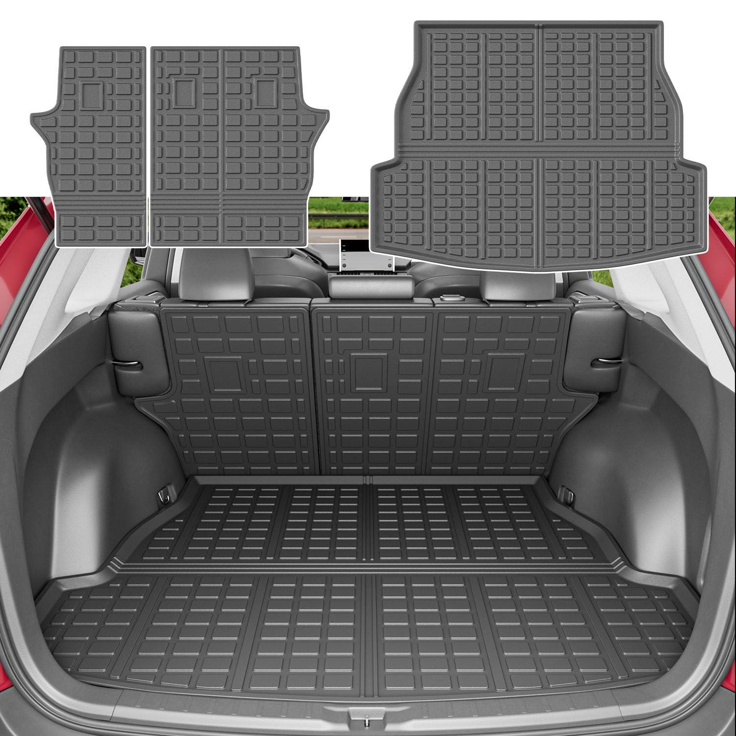 4runner Rear Cargo Mat JOULARISE Cargo Liner With Backrest Mat For