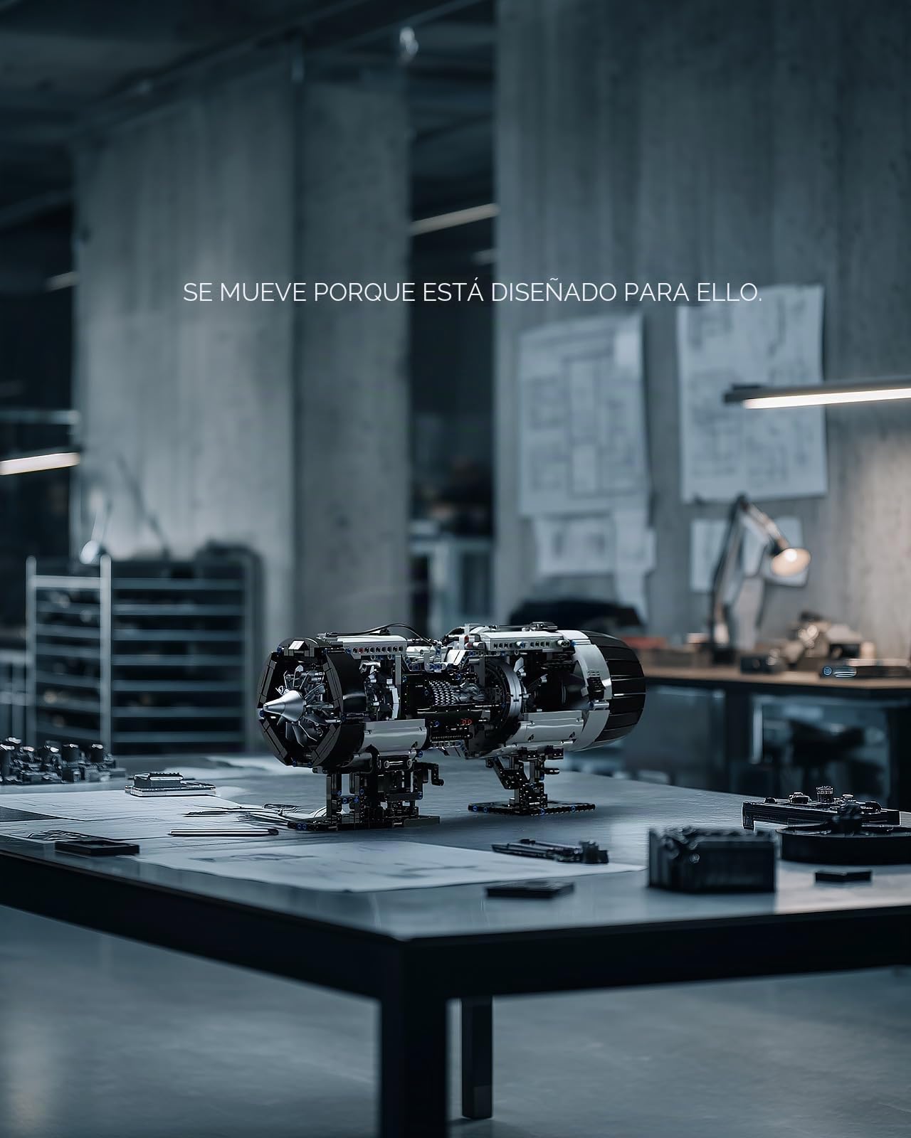 Nifeliz Maqueta de Motor Turbofan para Adultos, Tecnología Motor Kit de Construcción, Decoración del Hogar y la Oficina, Regalo Coleccionable para Hombres y Mujeres (2,216 Piezas, NF10317)
