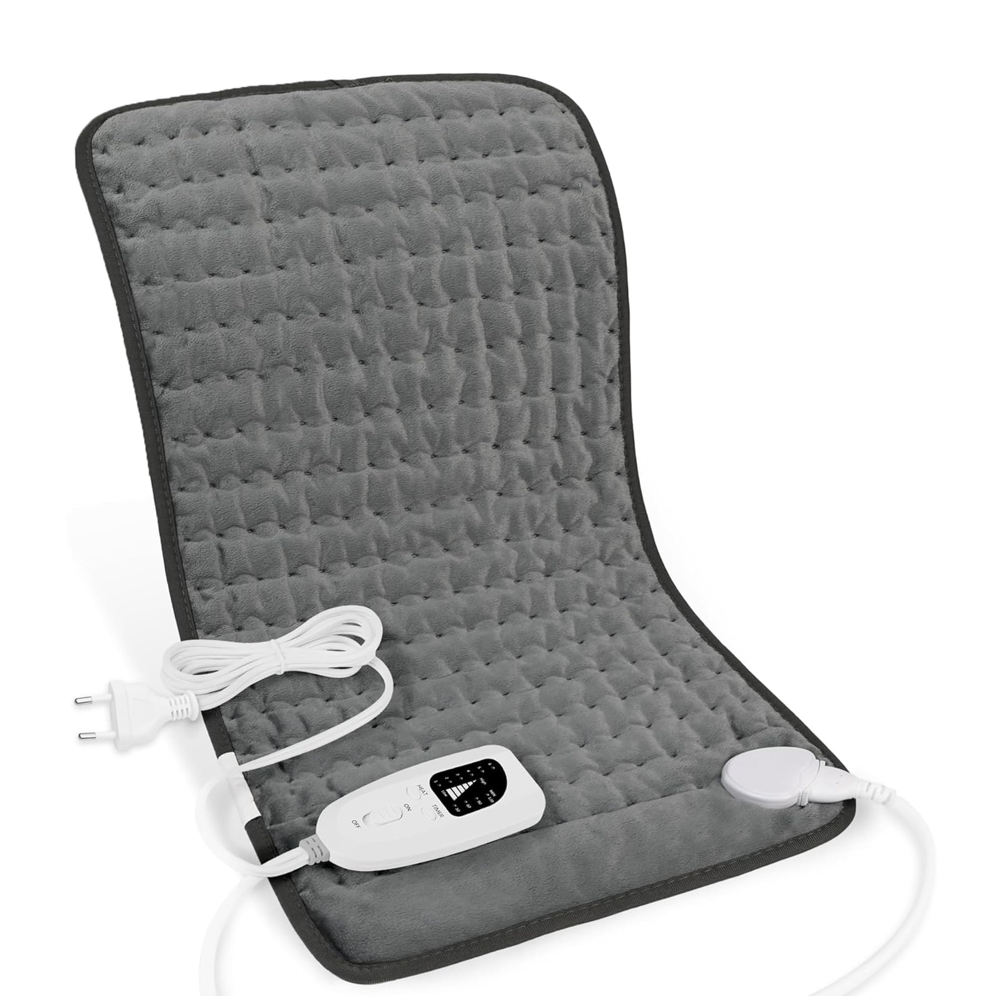 Letitwell Heizkissen, Wärmekissen mit Automatischer Abschaltung, Wärmekissen für Rücken Nacken Schulter Bauch weiche Flanelloberfläche (30 X 60 cm)