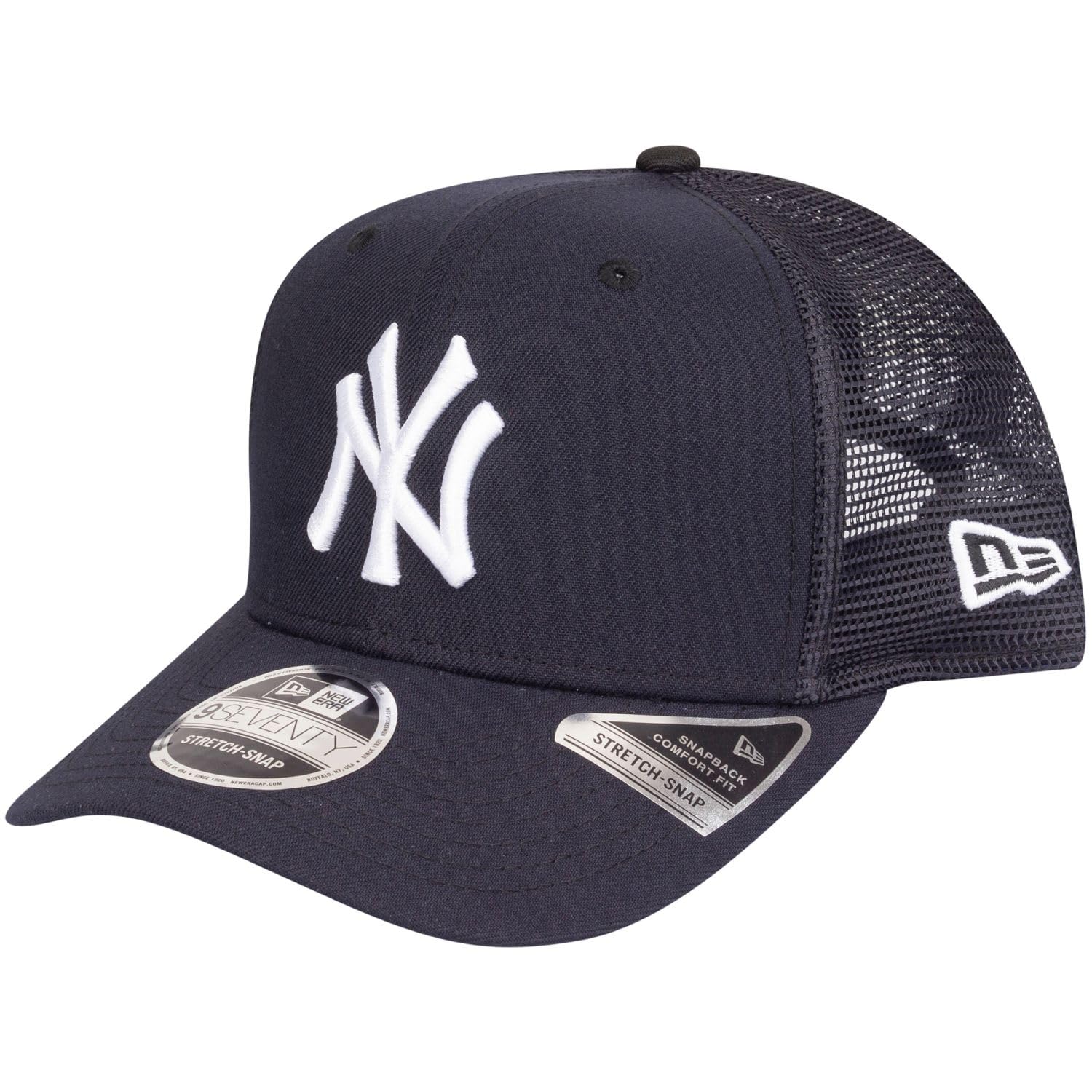 New Era 9Seventy Stretch-Snap Trucker Cap - New York Yankees Navy