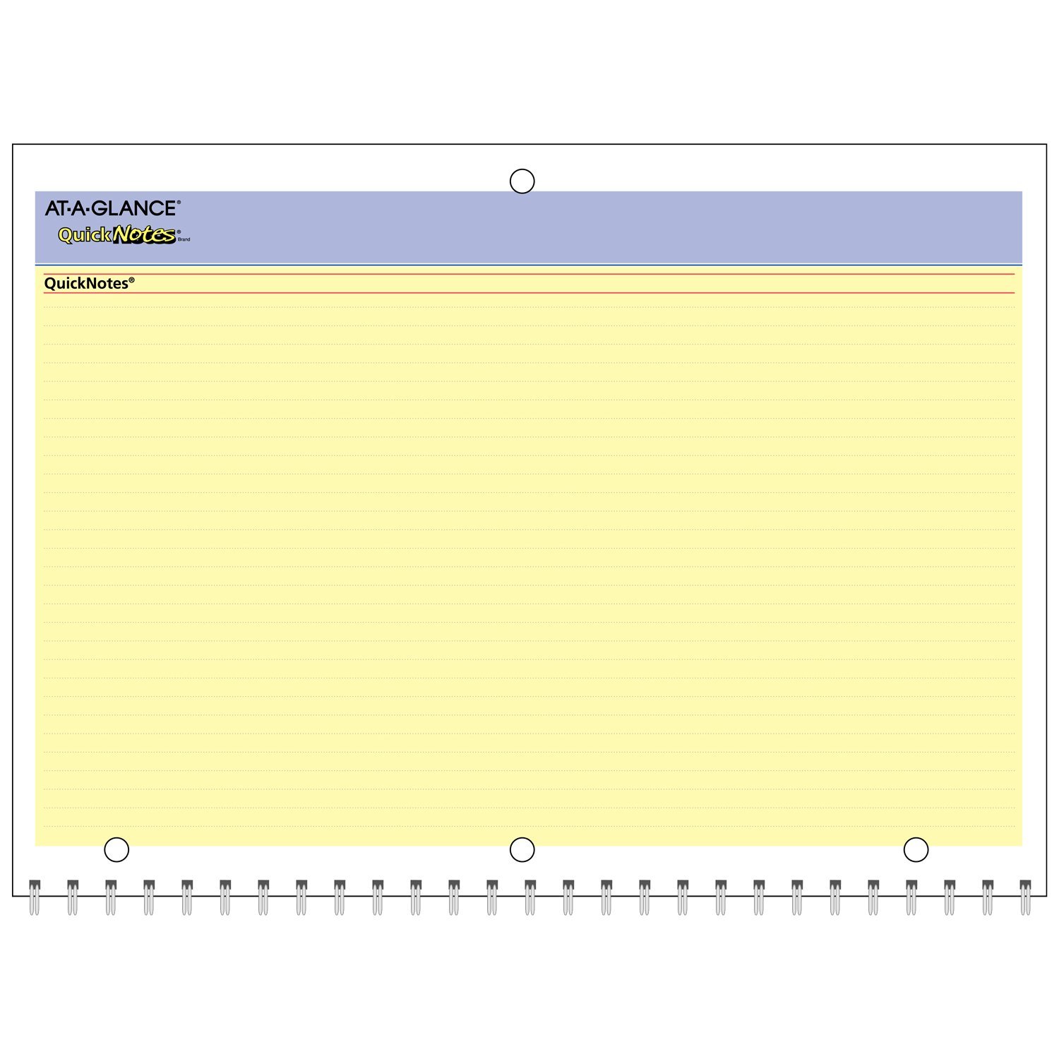 AT-A-GLANCE calendario de pared mensual escritorio/2017, QuickNotes, 11 x 8, de espiral doble (PM50 – 28)