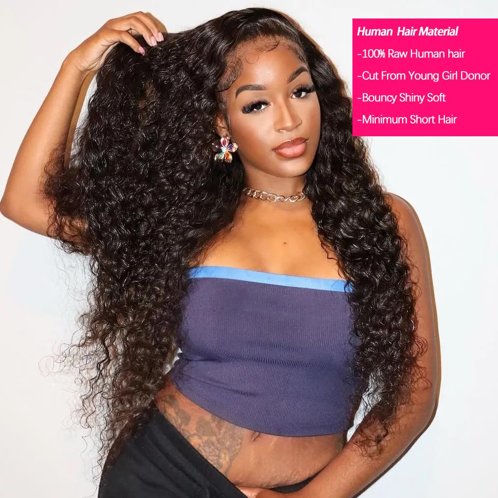 Amazon.com : Deep Wave Human Hair 4 Bundles (14 16 18 20  display picture 2