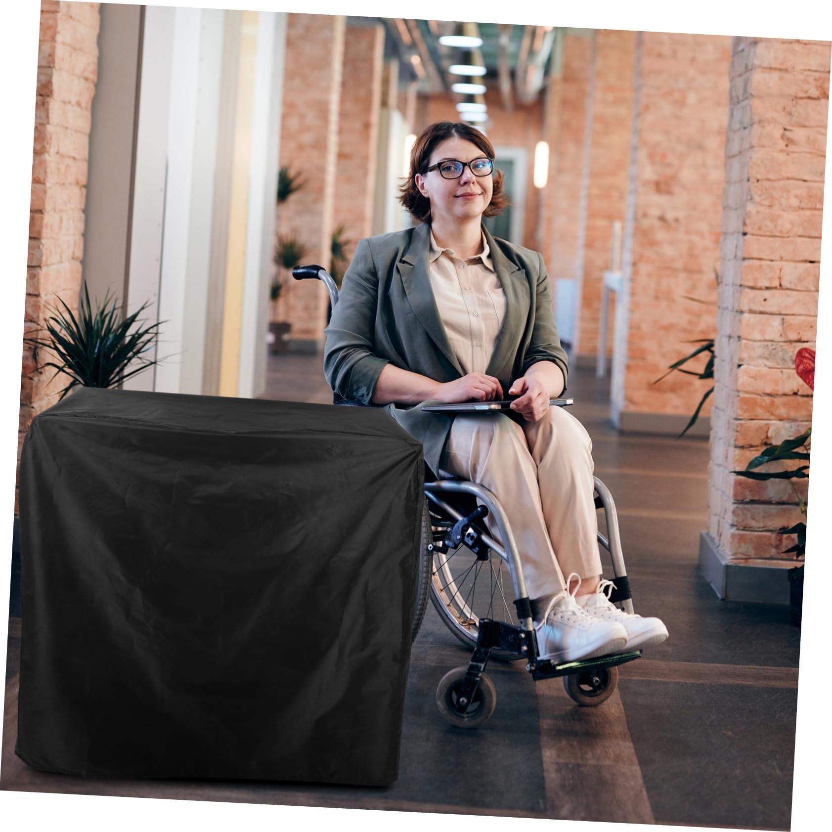 Funda Para Silla De Ruedas Eléctrica Xl Cubierta Exterior De Tela Oxford Resistente Para Scooter De Movilidad Protección Completa Contra Lluvia y Polvo Accesorios Para Adultos