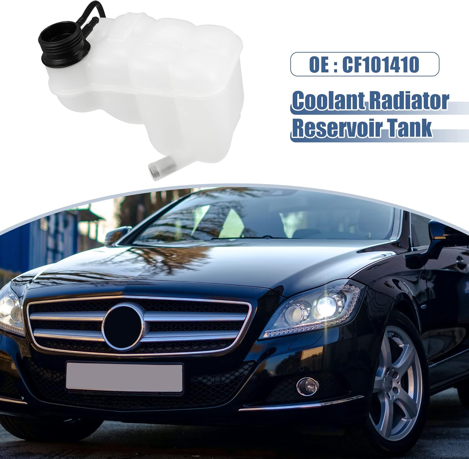 X AUTOHAUX Coolant Radiator Reservoir Tank PCF101410 Coolant Overflow Expansion Bottle for Land for Rover Range for Rover HSE 4.6L V8 - Gas 2002