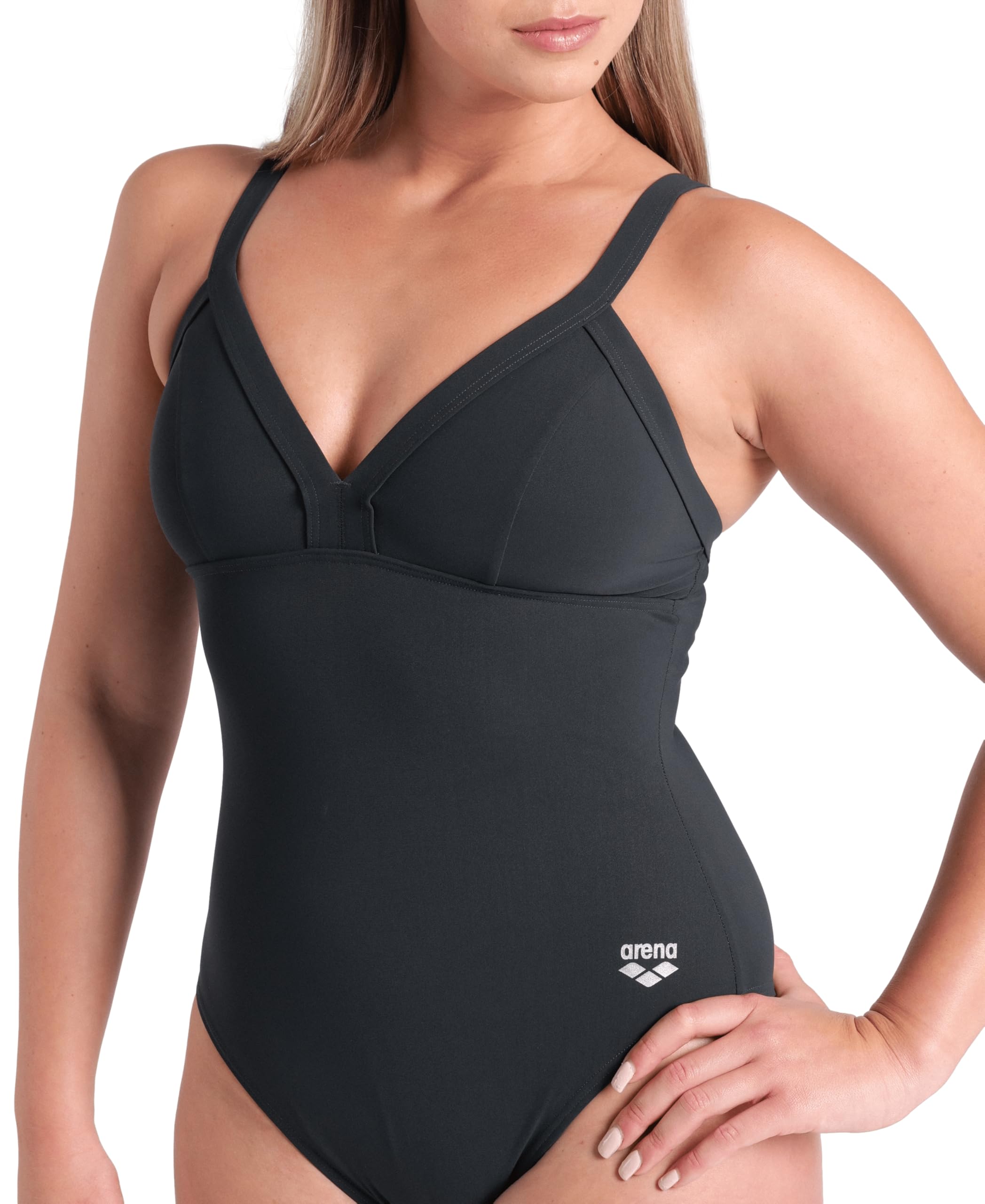 ARENA Women's Lara Shapewear Soft Curve Back B Cup One Piece Swimsuit Costume Intero Donna (Pacco da 1)