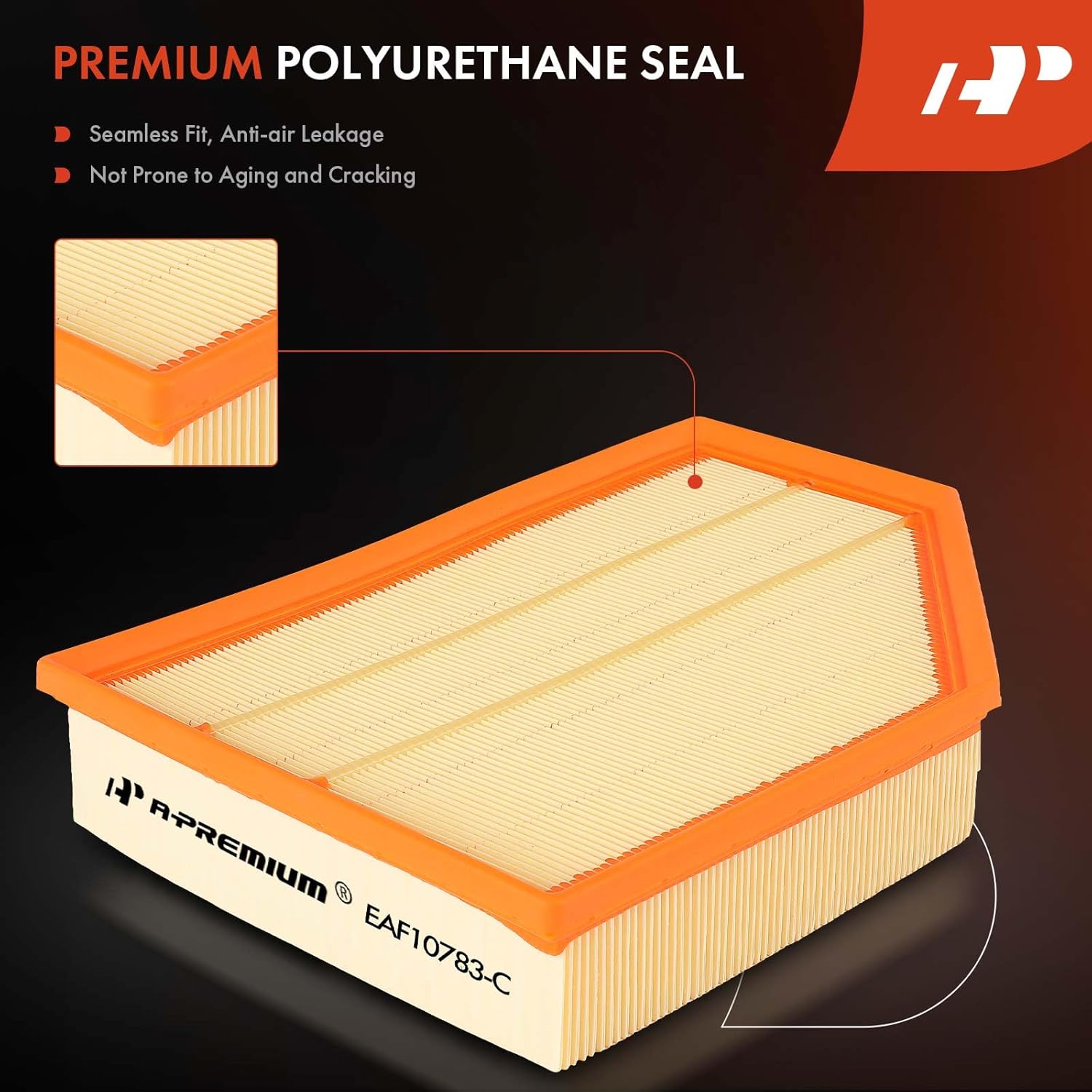 A-Premium Front Engine Air Filter Compatible with Volvo XC90 2005-2011 4.4L, Replace# 3063655-1, 30636551