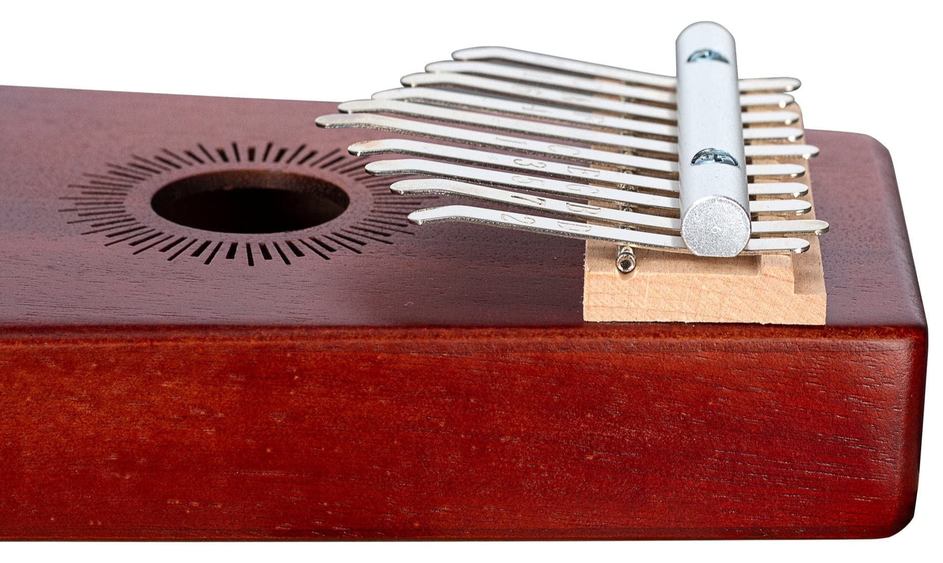 Sela Kalimba 10 - Red, Daumenklavier mit 10 Zungen in C-Dur, mit Tasche, SE 242, Rot