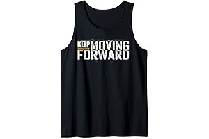 Fitness Gym: Keep Moving Forward - Tank Top with Art on Front and Back