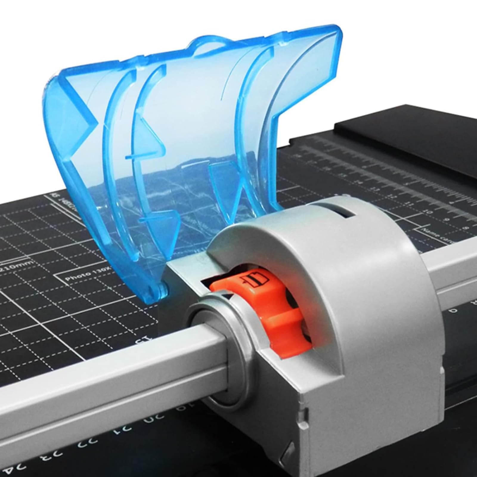 Taglierina rotativa resistente, tagliacarte manuale A4 per linee dritte/ondulate/punteggiate/pieghe, perfetto per carta fotografica, film, carta da ufficio, PVC