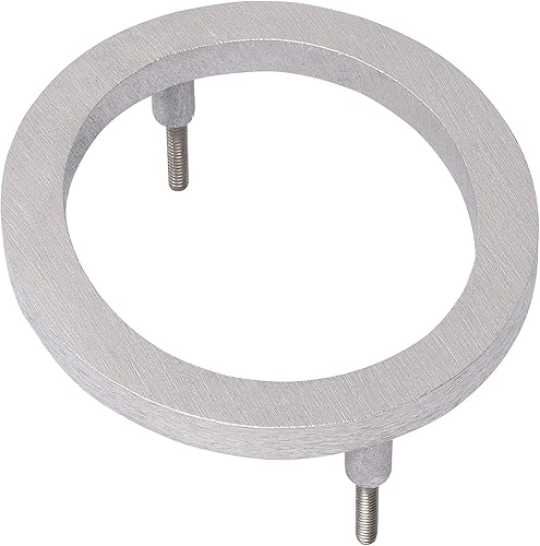 Miniatura 26 de Montague Metal Products MHN-06-F-RB1-9 Números de casa de dirección flotantes modernos de aluminio cepillado sólido, 6 pulgadas, bronce romano Negro