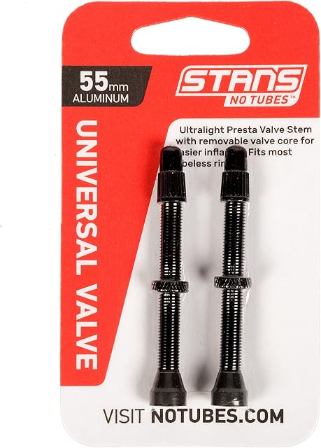 No Tubes Universal Ventil Aluminium